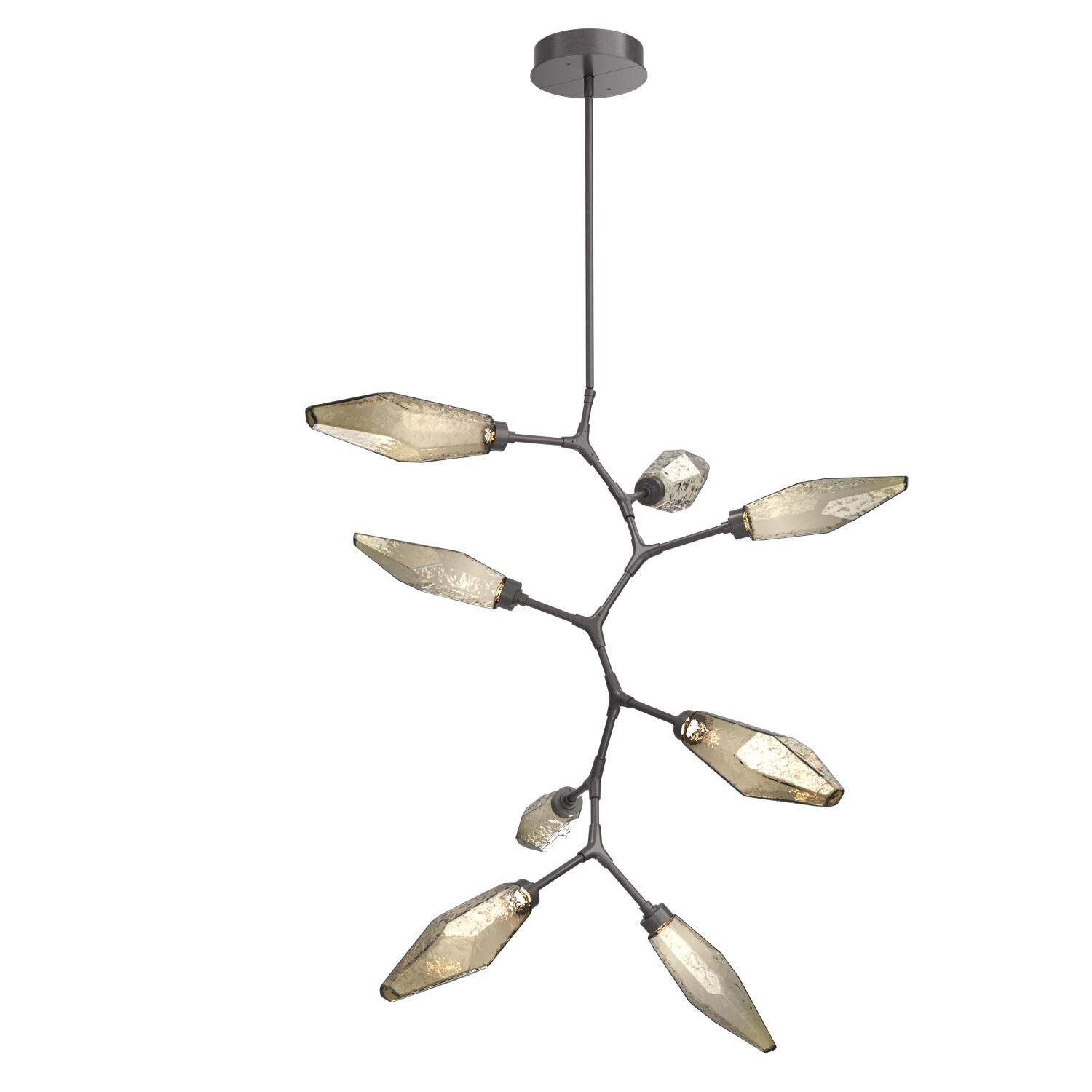 Shown in Graphite finish and Chilled Blown And Bronze glass