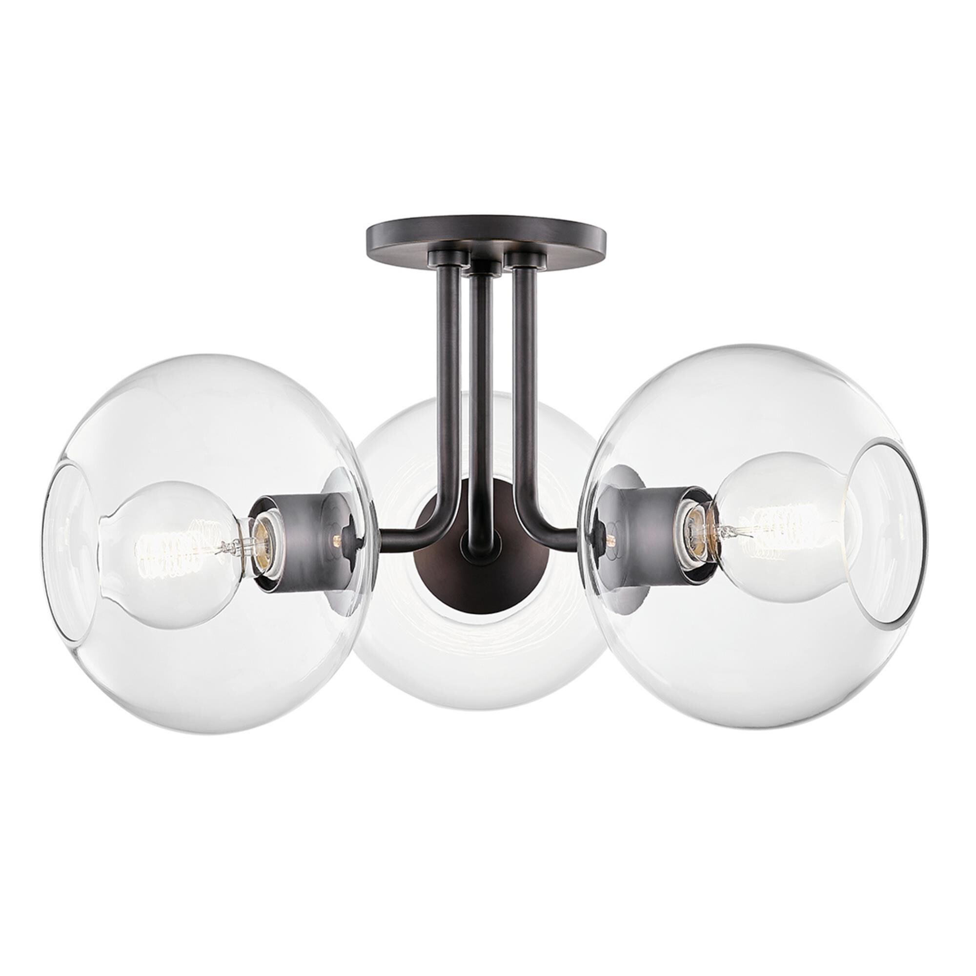 Margot 20 Inch Semi Flush Mount by Mitzi