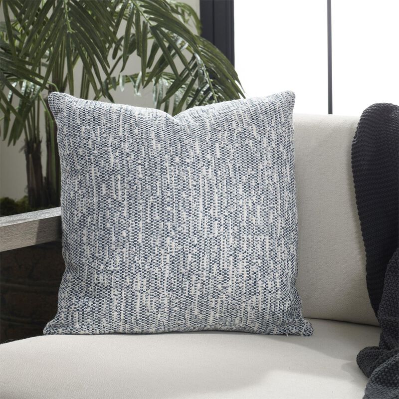 Uttermost Zenith Indigo Outdoor Pillow Decorative Pillow by Uttermost
