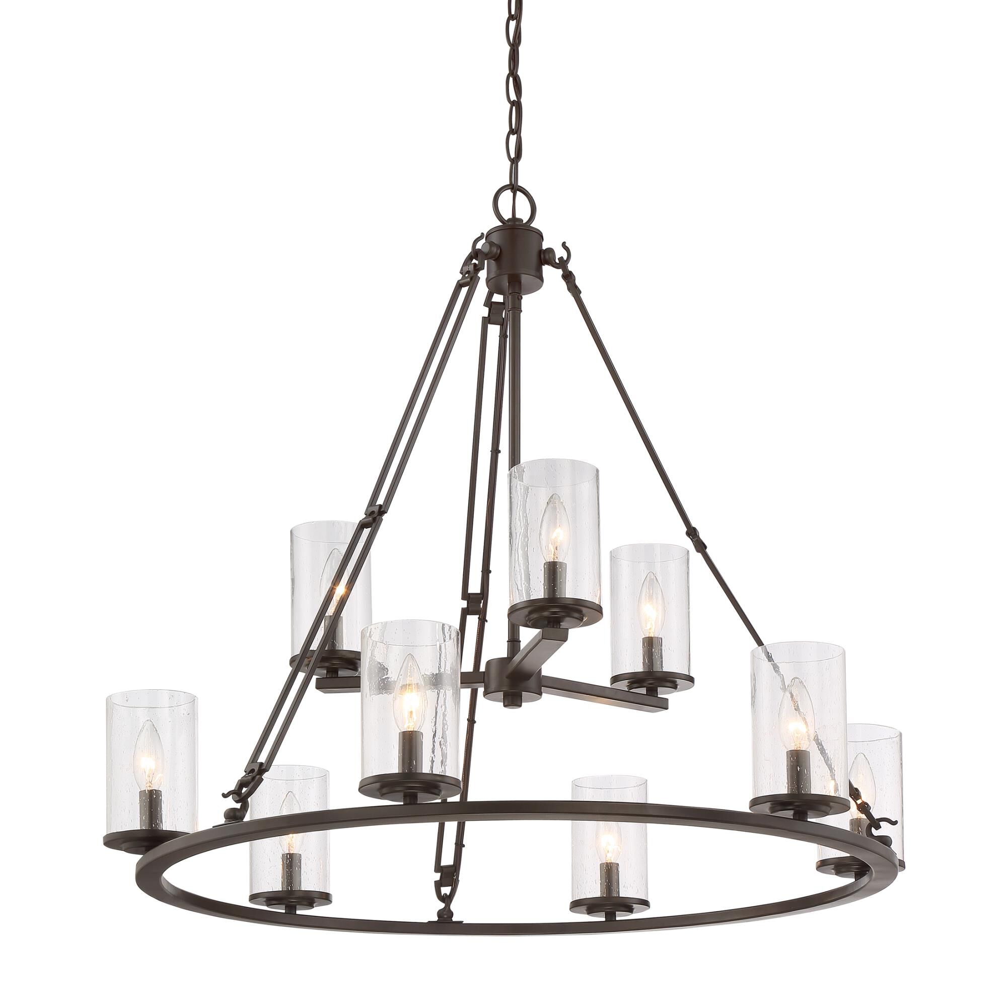 Buchanan 33 Inch 9 Light Chandelier by Quoizel