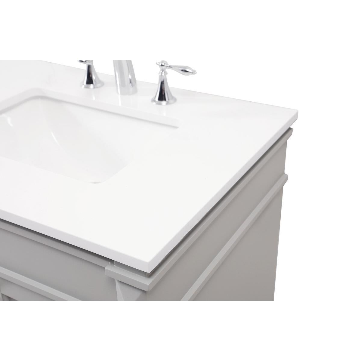 Shown in Grey finish