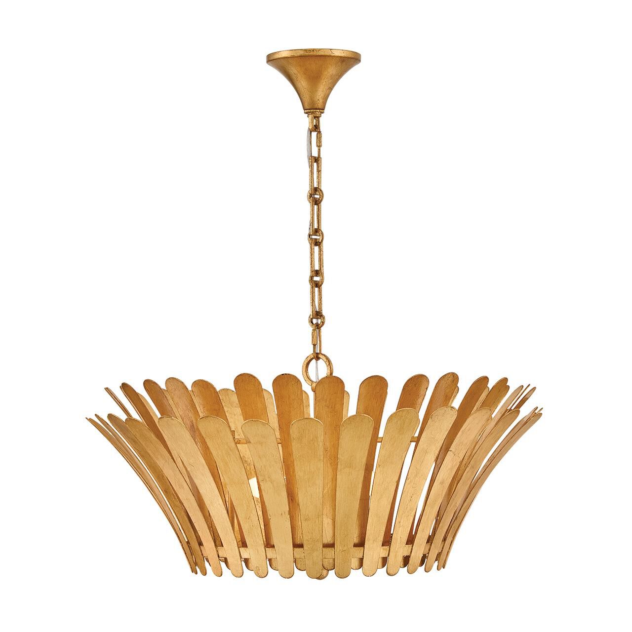 Shown in Distressed Brass finish and Etched White glass