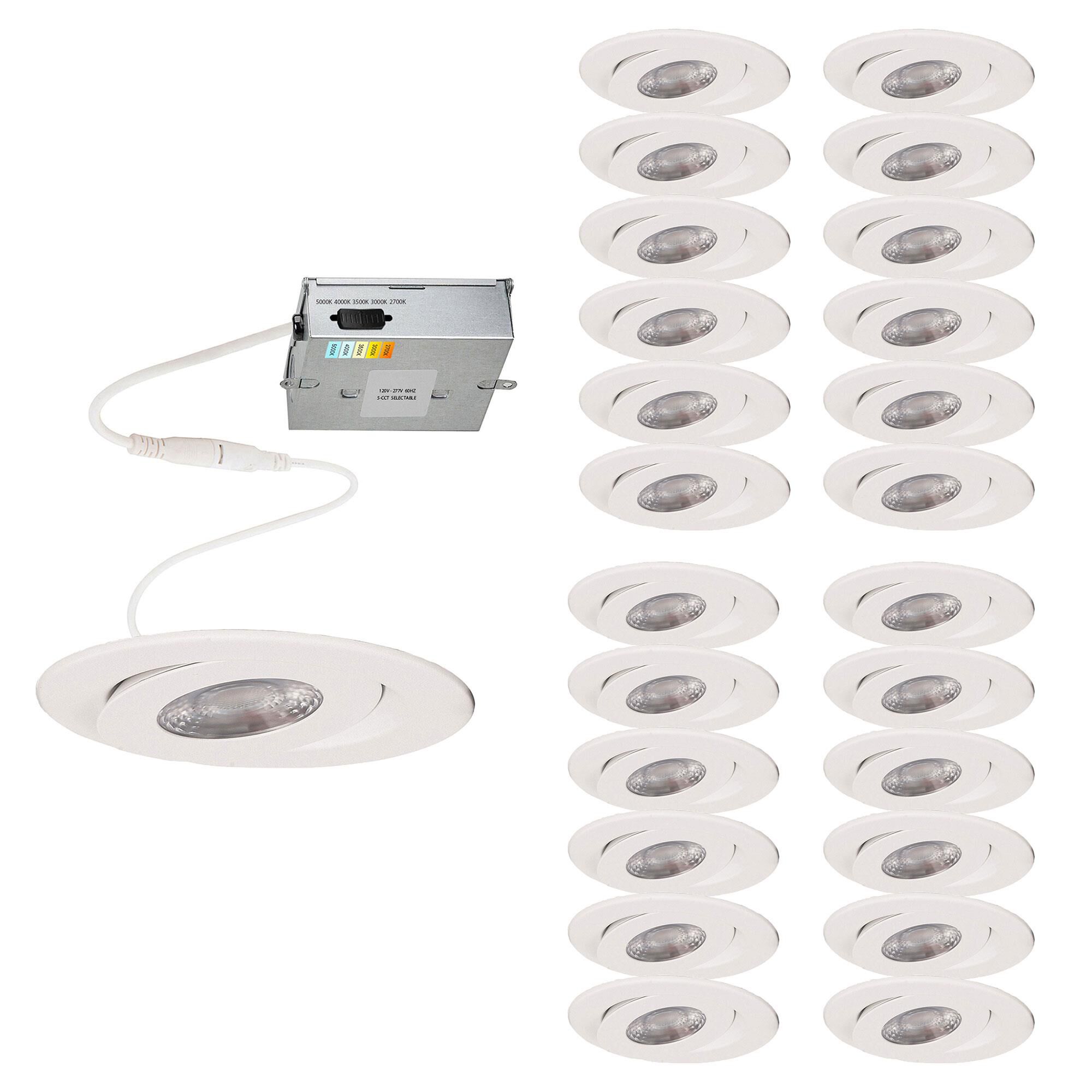 Lotos 6 Inch Recessed Lighting Trim Pack of 24 by WAC Lighting