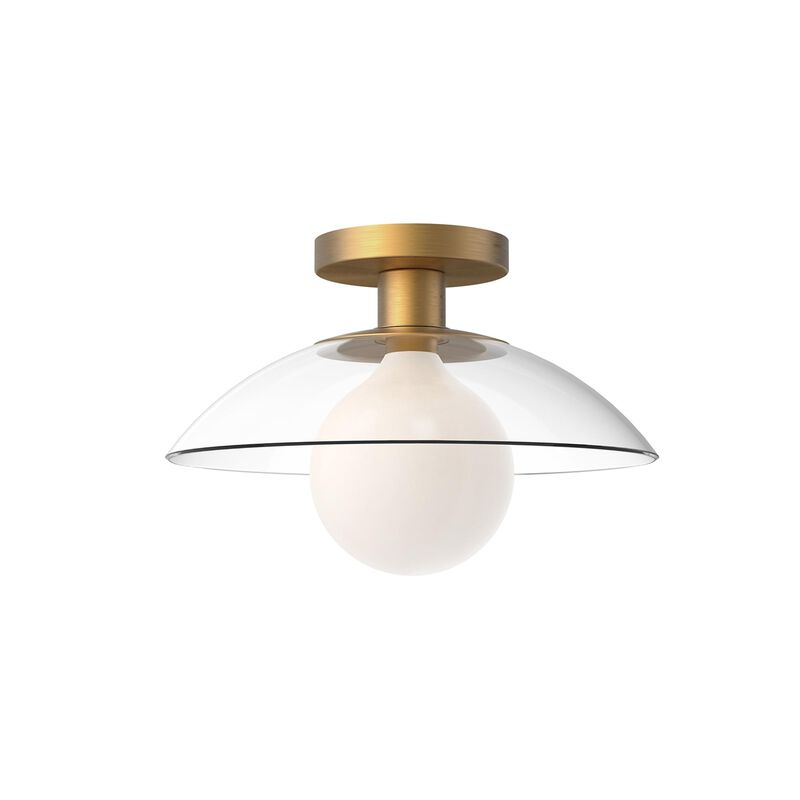 Francesca 12 Inch Semi Flush Mount by Alora Mood