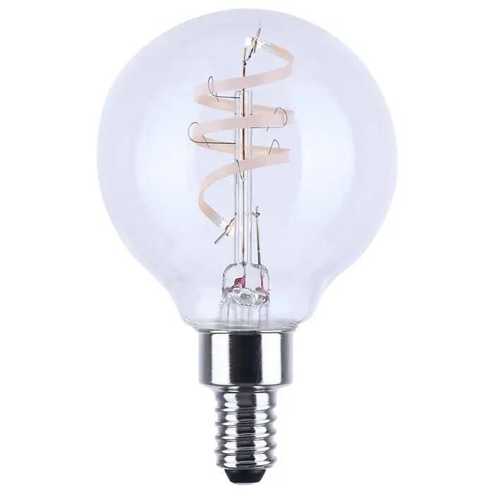 Candelabra Base E12 G16.5 2700K LED Light Bulb by Satco