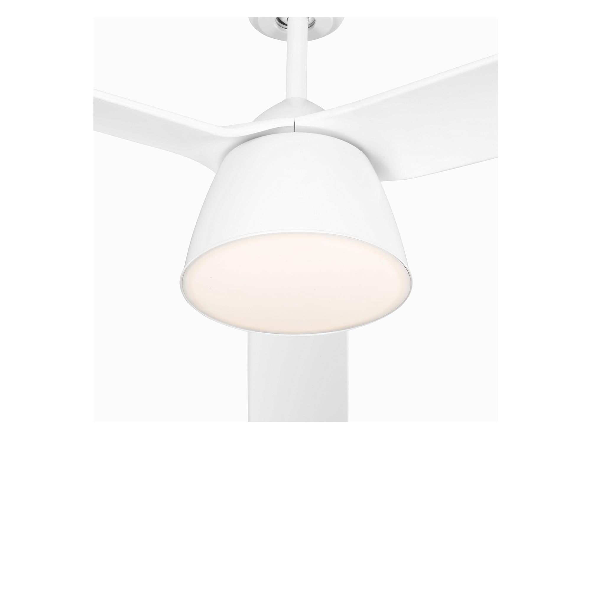 Peter Bristol Studio 60 Inch Ceiling Fan with Light Kit,