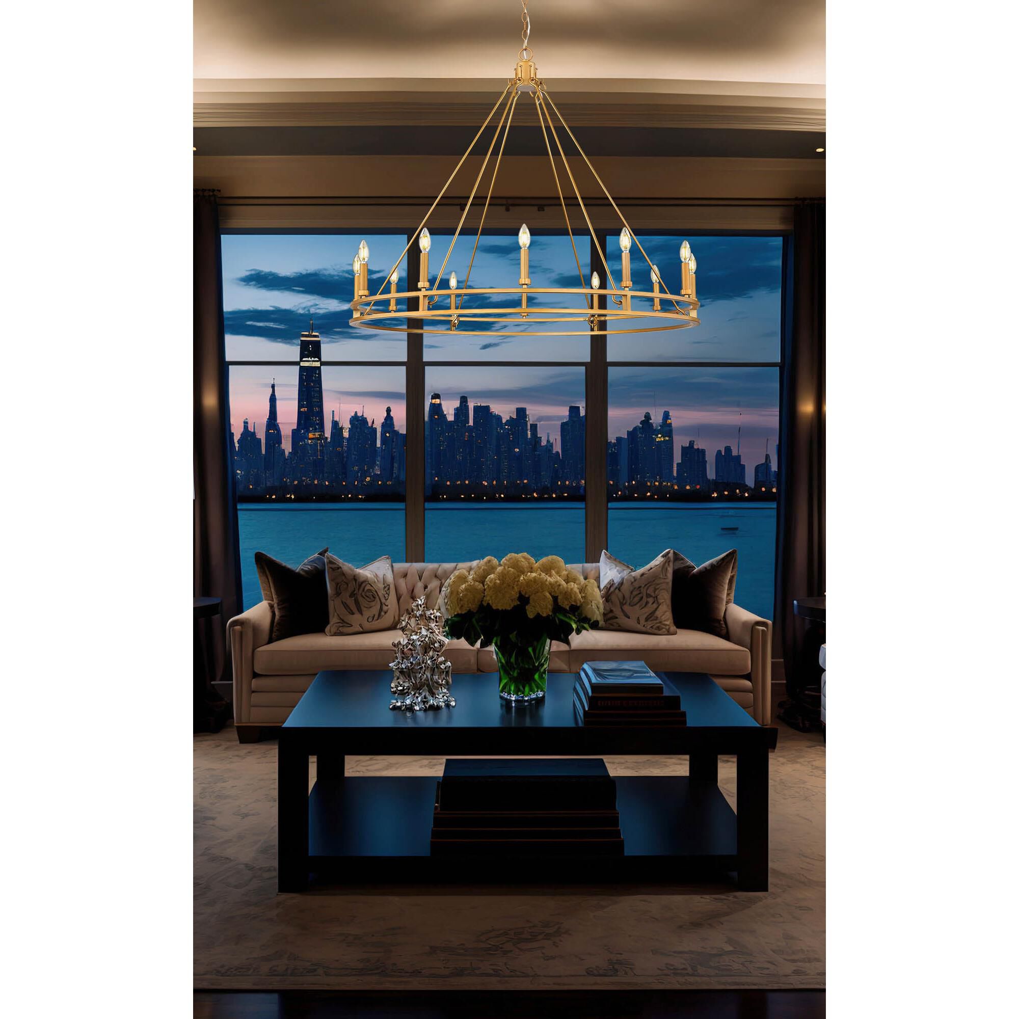 Dennison 48 Inch Chandelier by Z Lite