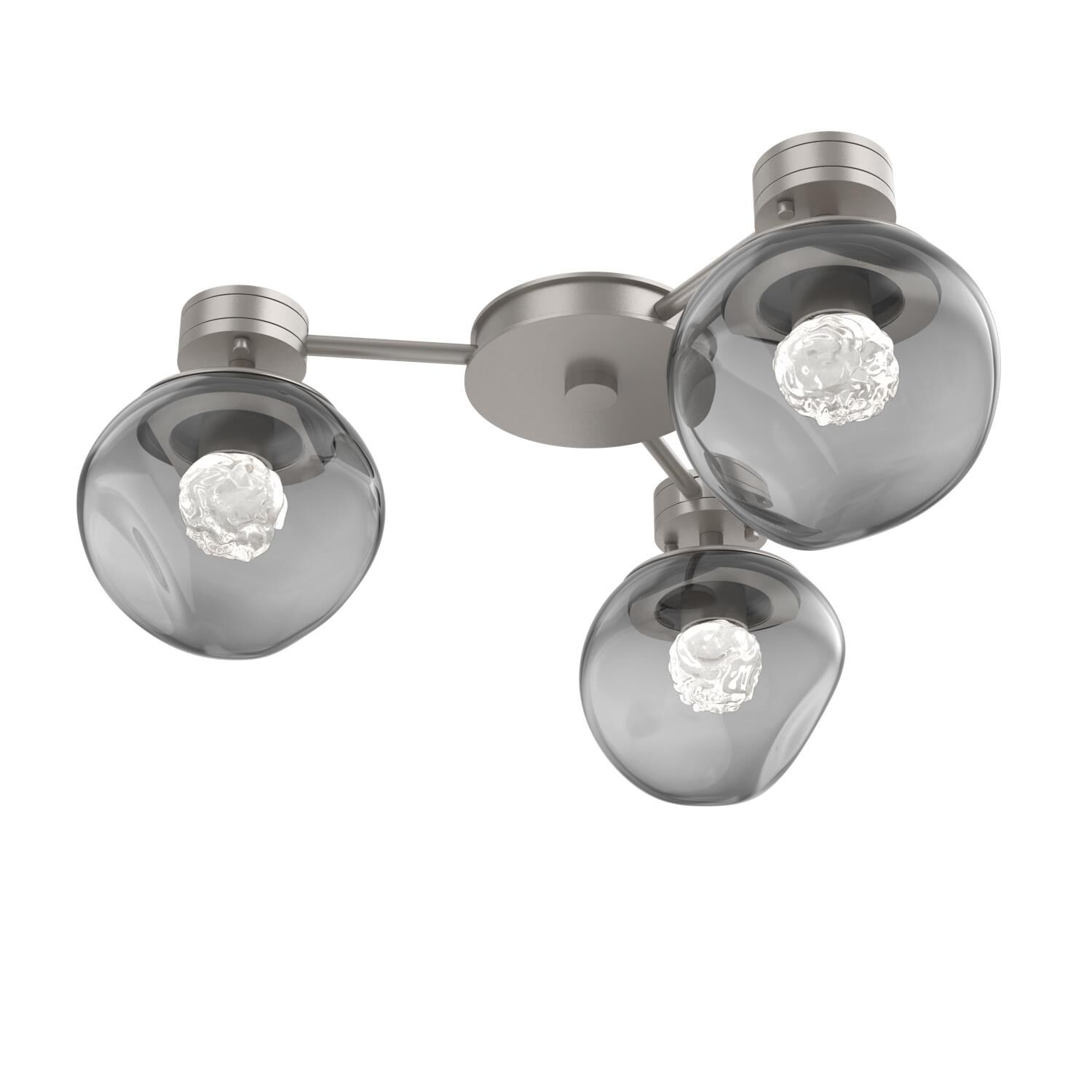 Levi Wilson Luna 23 Inch Semi Flush Mount by Hammerton Studio