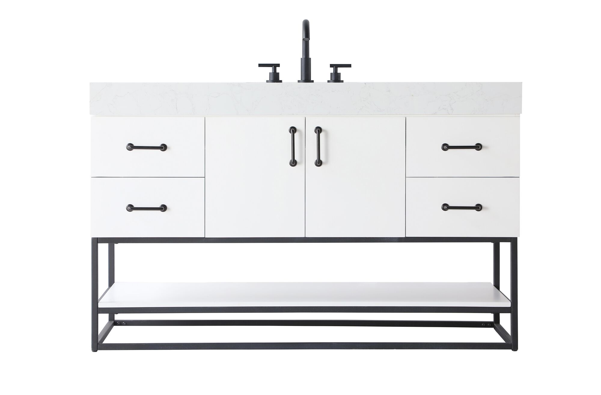 Shown in White finish