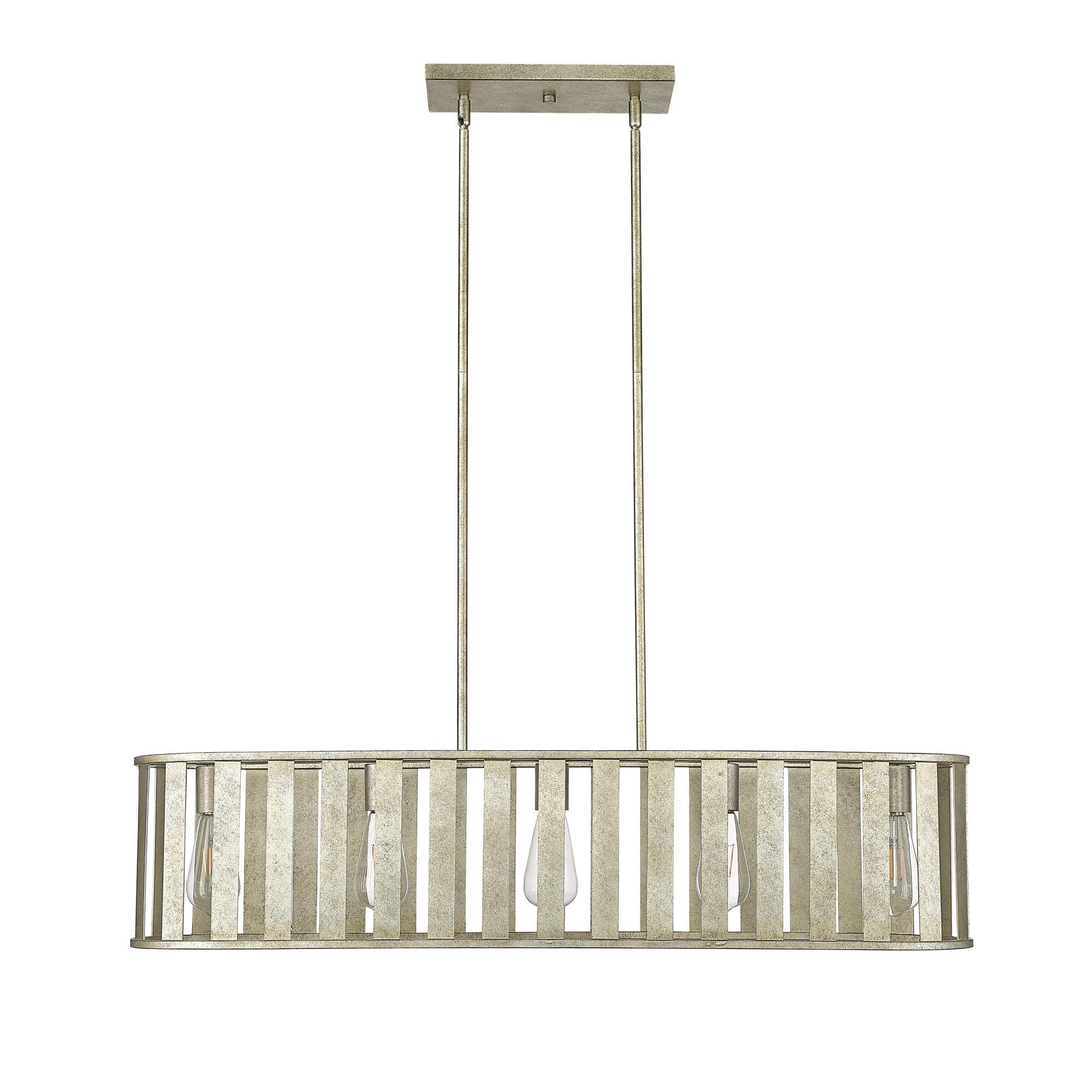 Shown in Antique Silver finish and Steel shade