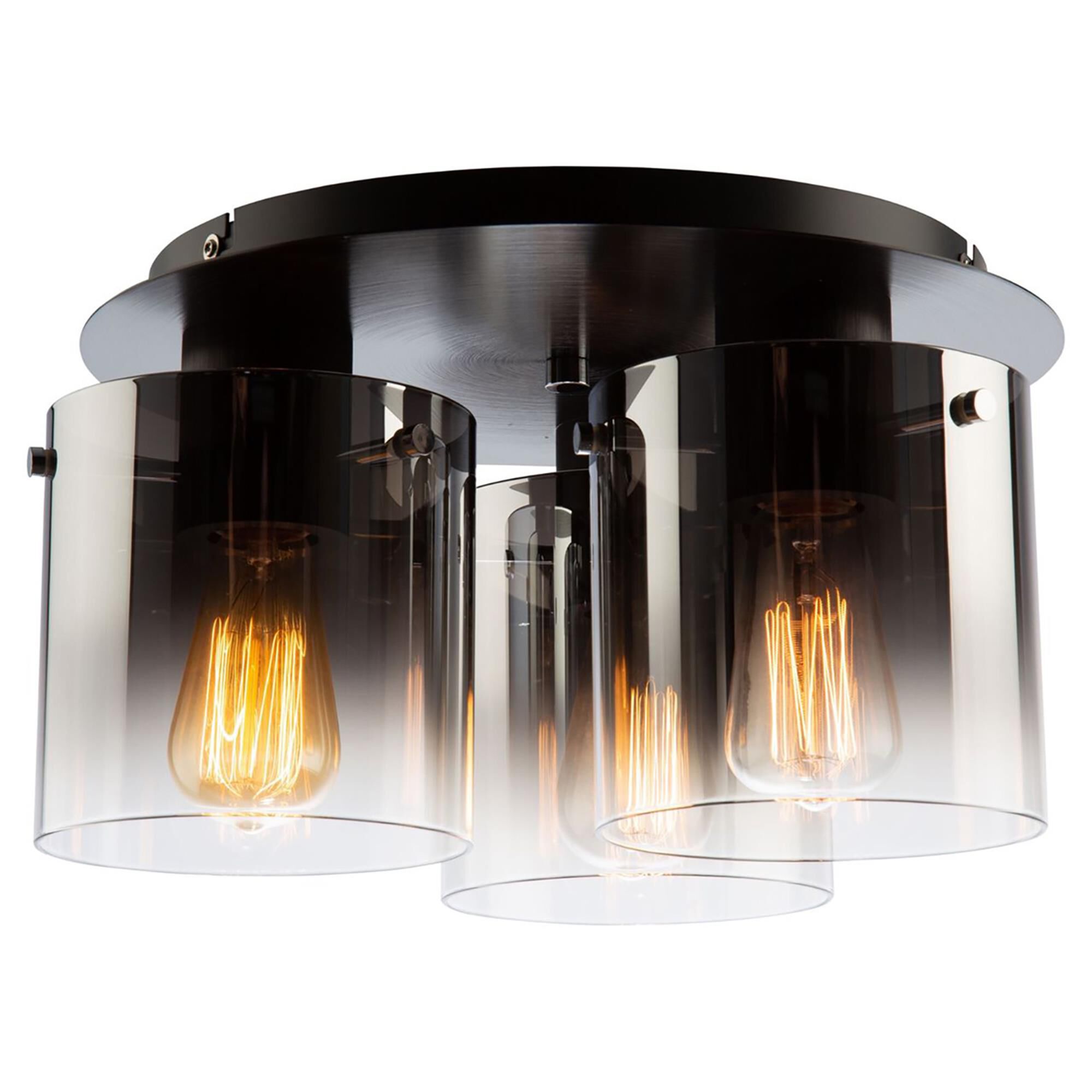 Henley 13 Inch 3 Light Flush Mount,