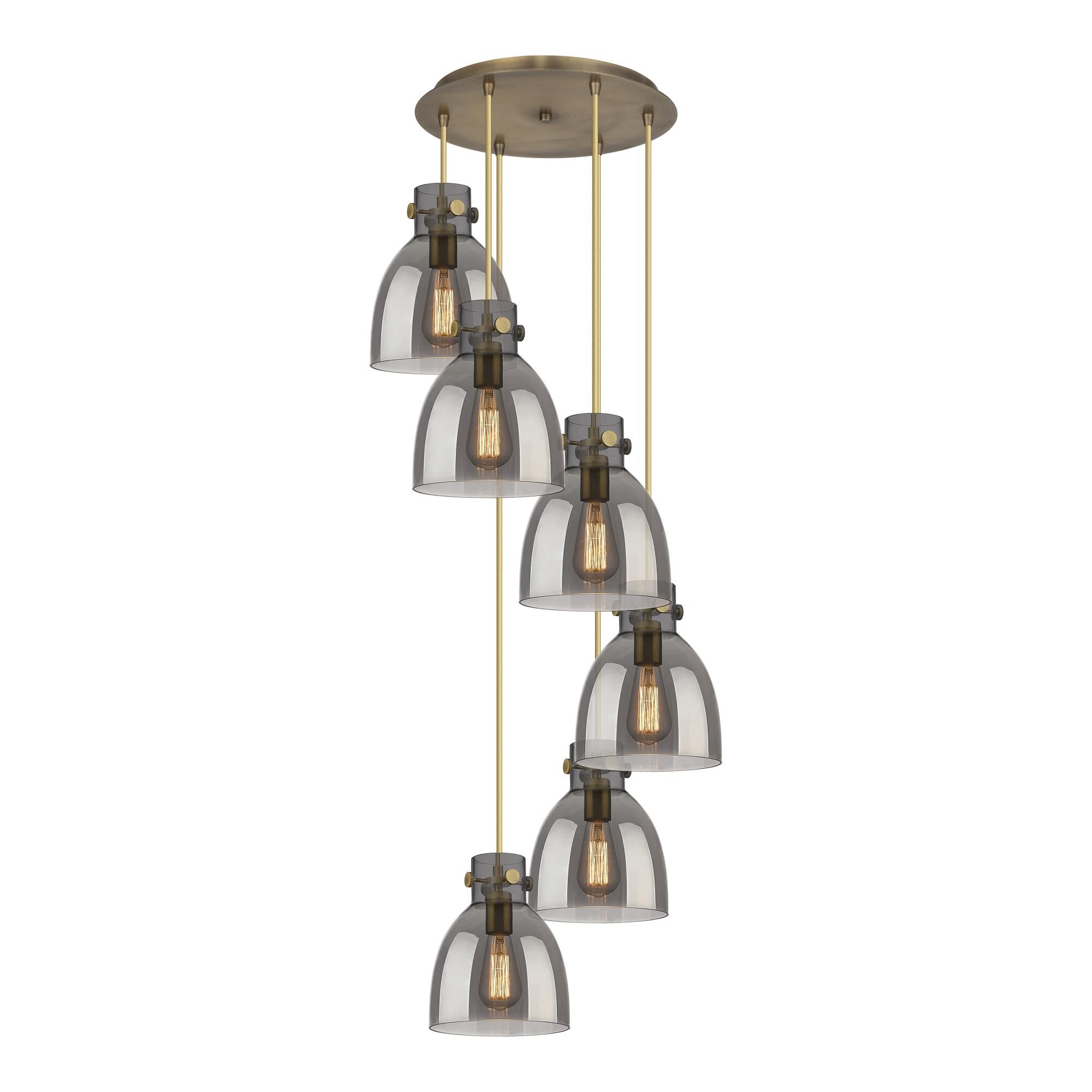 Bruno Marashlian Newton Bell 18 Inch 6 Light Multi Light Pendant by Innovations Lighting
