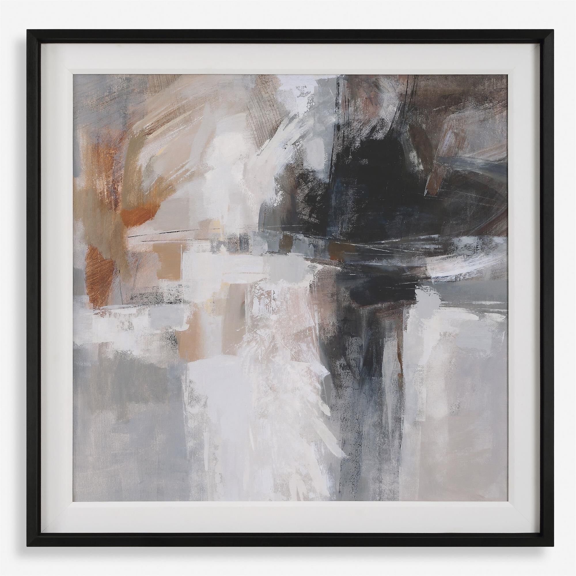 Shown in Neutral Abstract finish