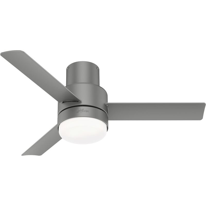 Gilmour 44 Inch Flush Mount Fan with Light Kit by Hunter Fan