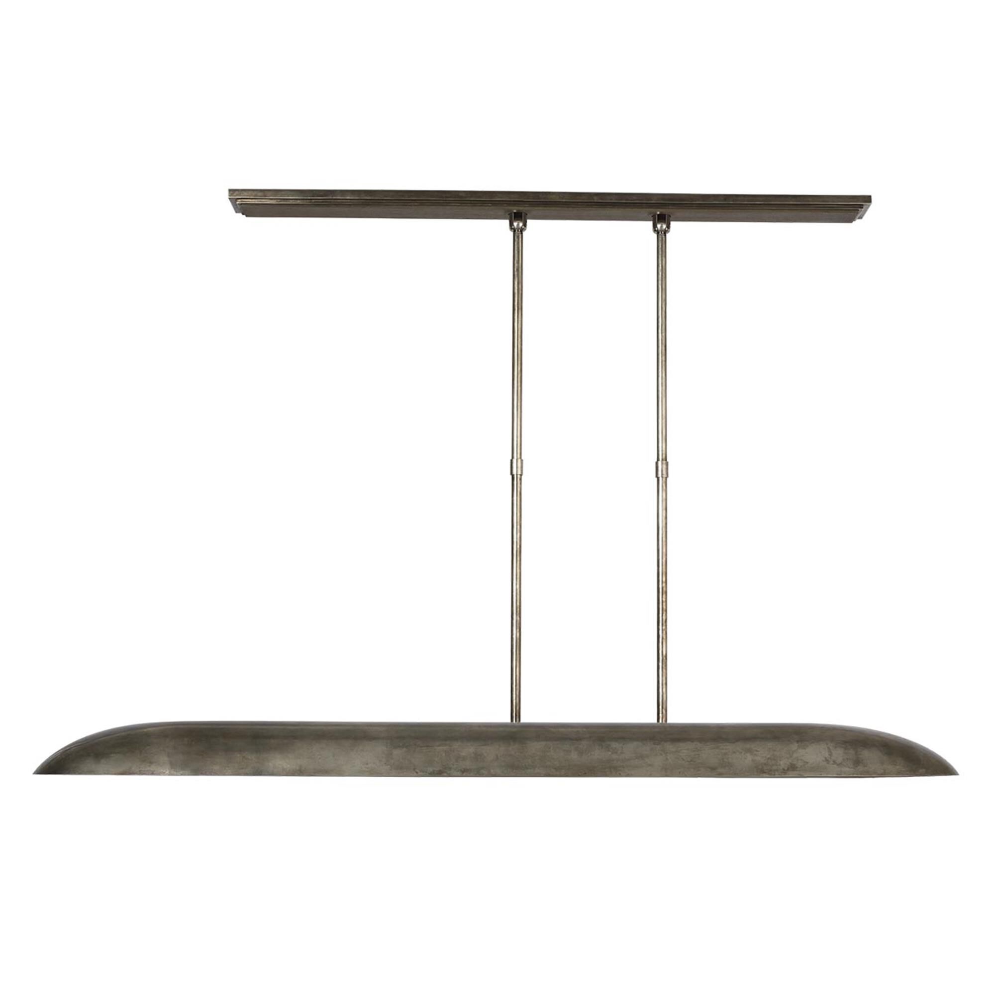 Shown in Mottled Pewter And Warm Walnut finish
