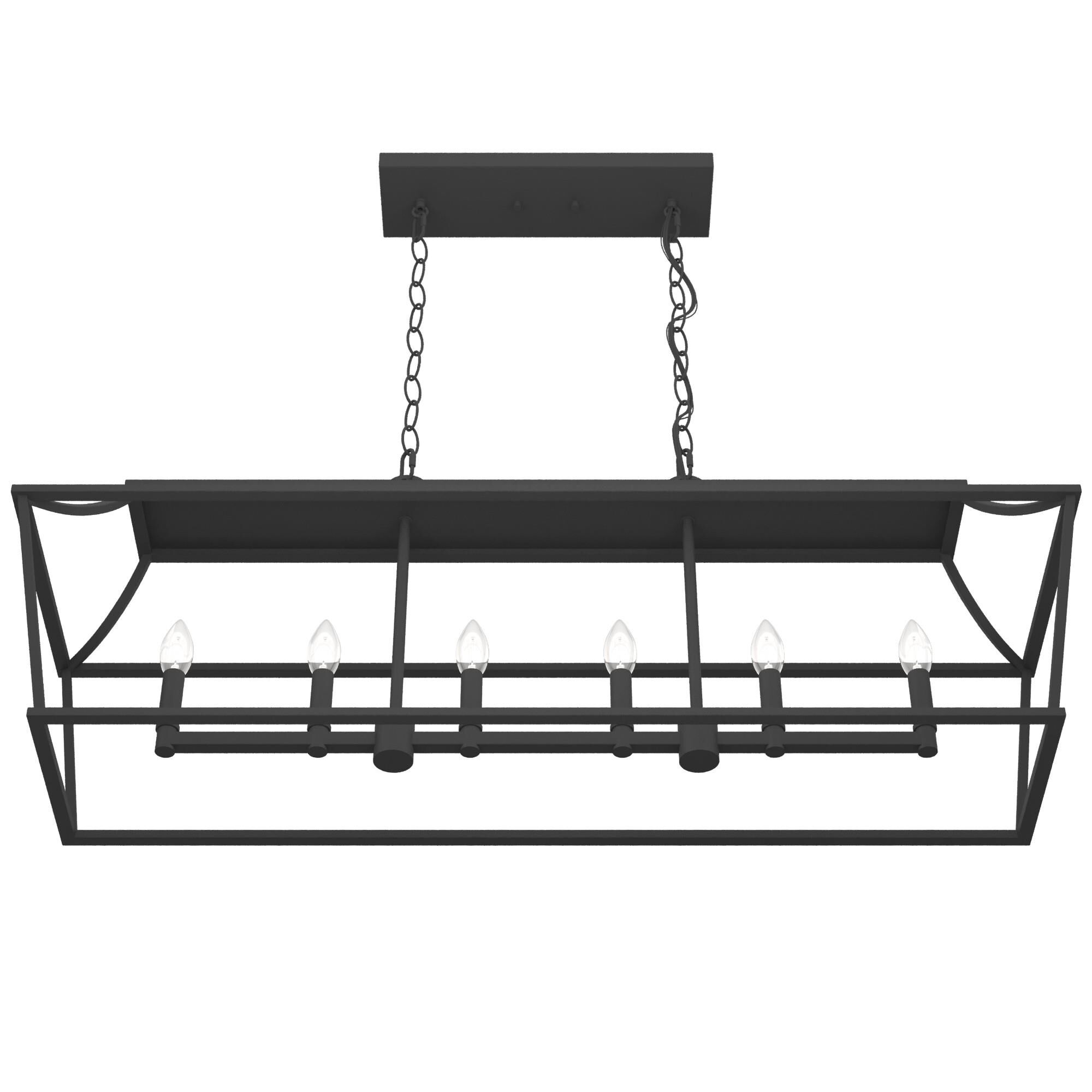 Laurel Ridge 42 Inch 6 Light Linear Suspension Light by Hunter Fan