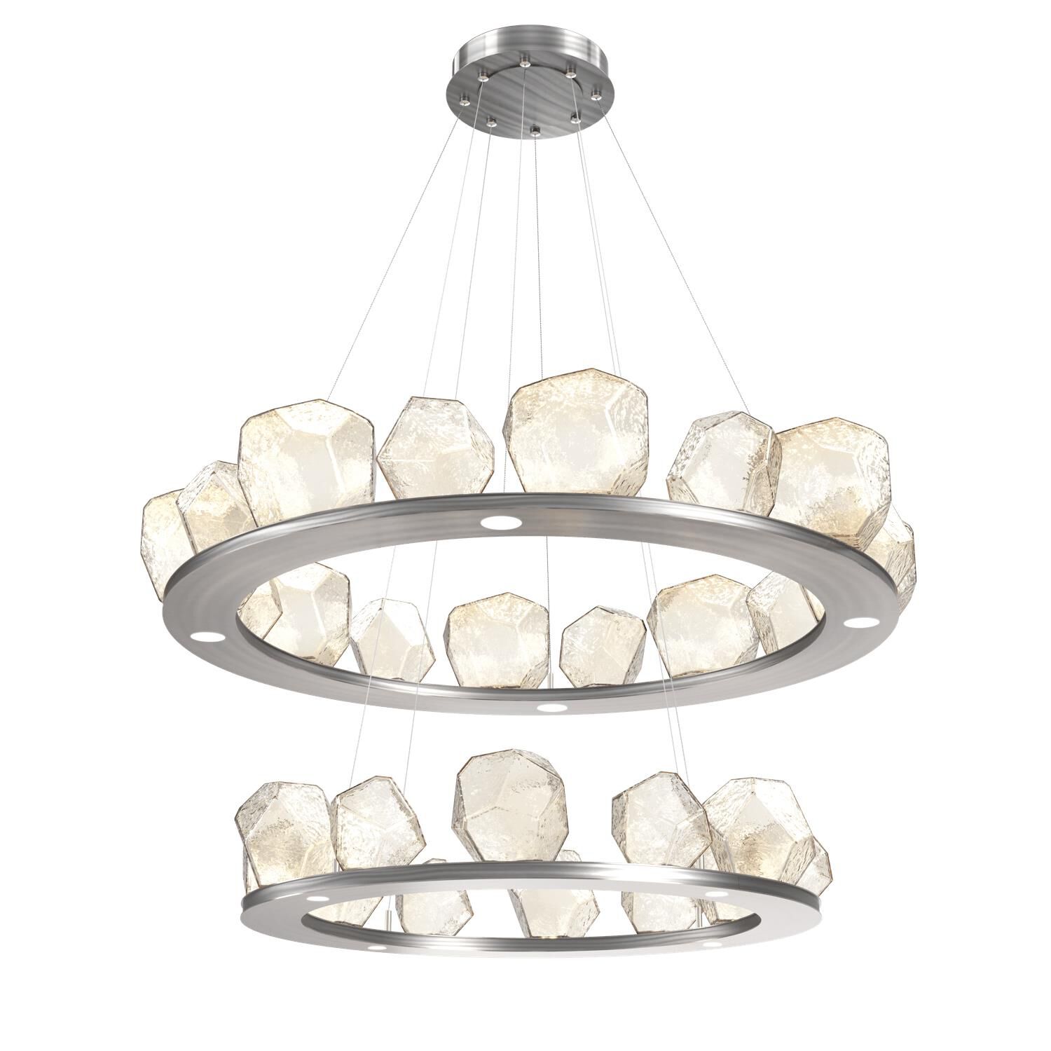 Gem 48 Inch 36 Light LED Chandelier by Hammerton Studio