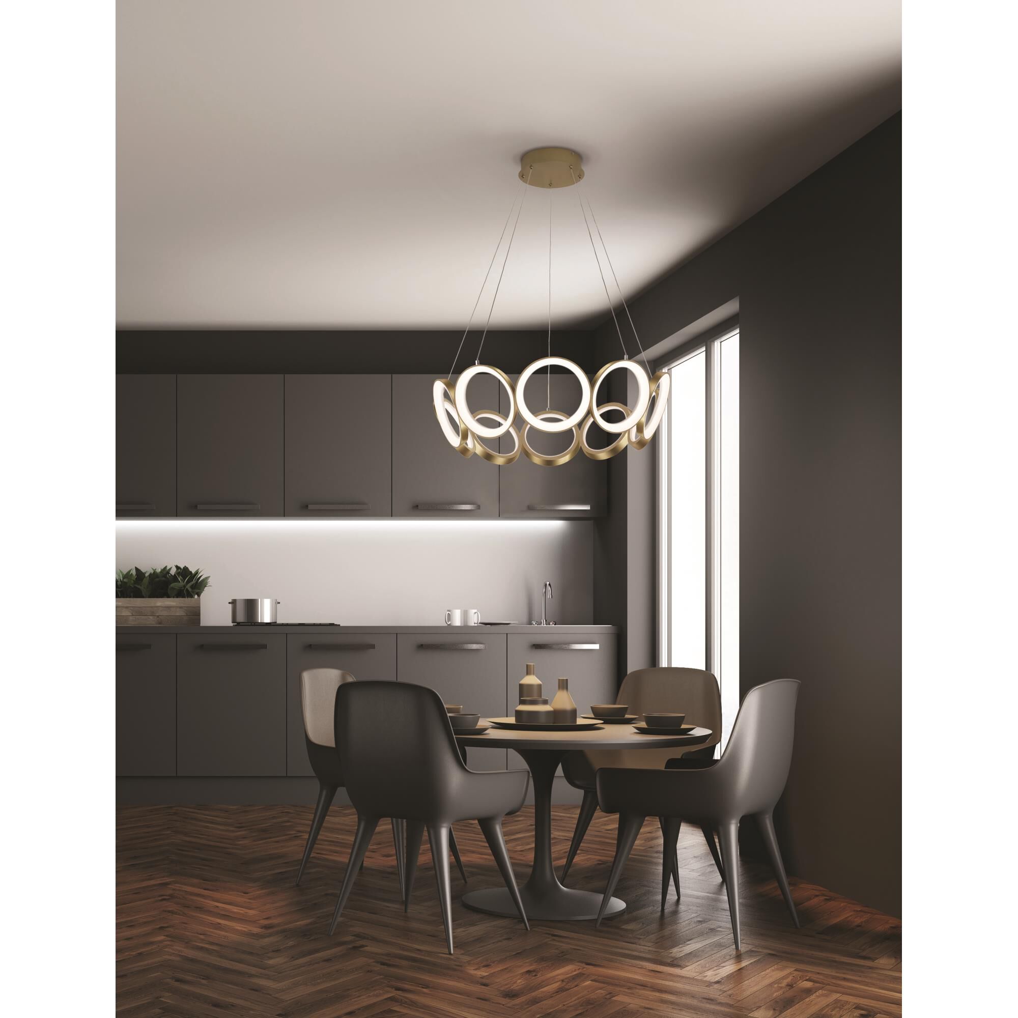 Oros LED Large Pendant by Kuzco Lighting