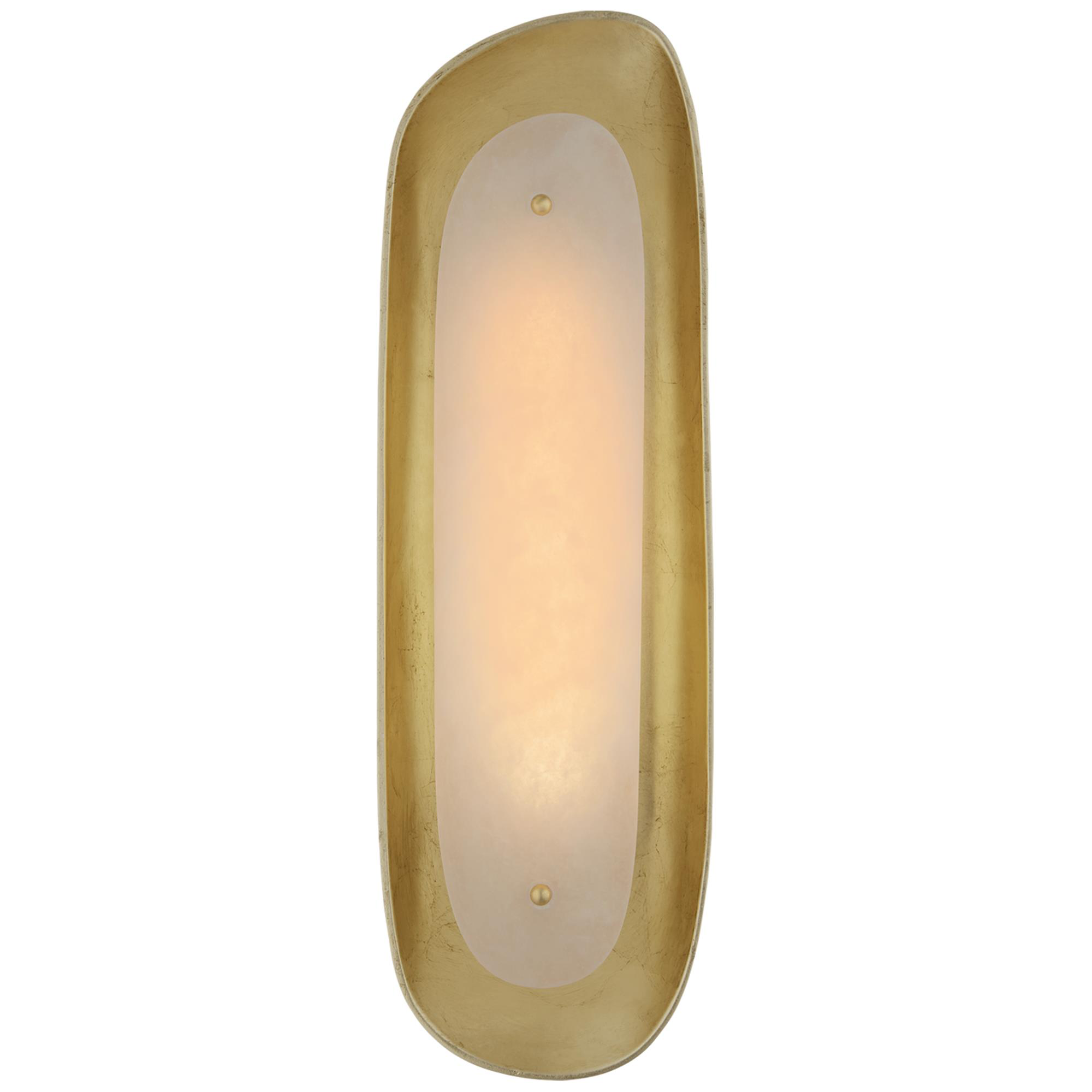 Shown in Gild finish and Alabaster shade