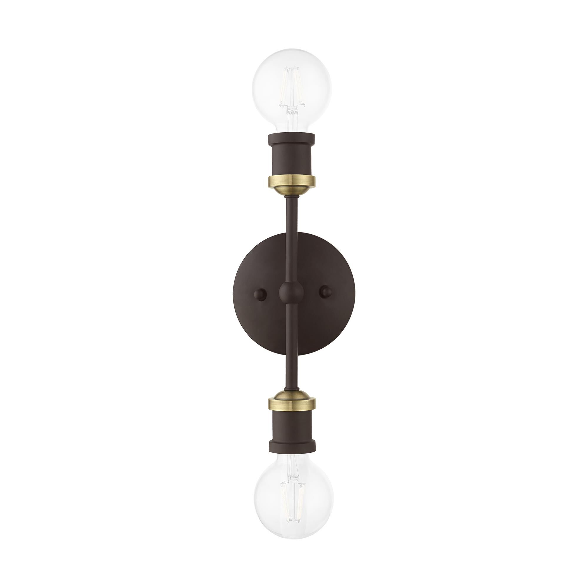 Shown in Bronze with Antique Brass Accents finish