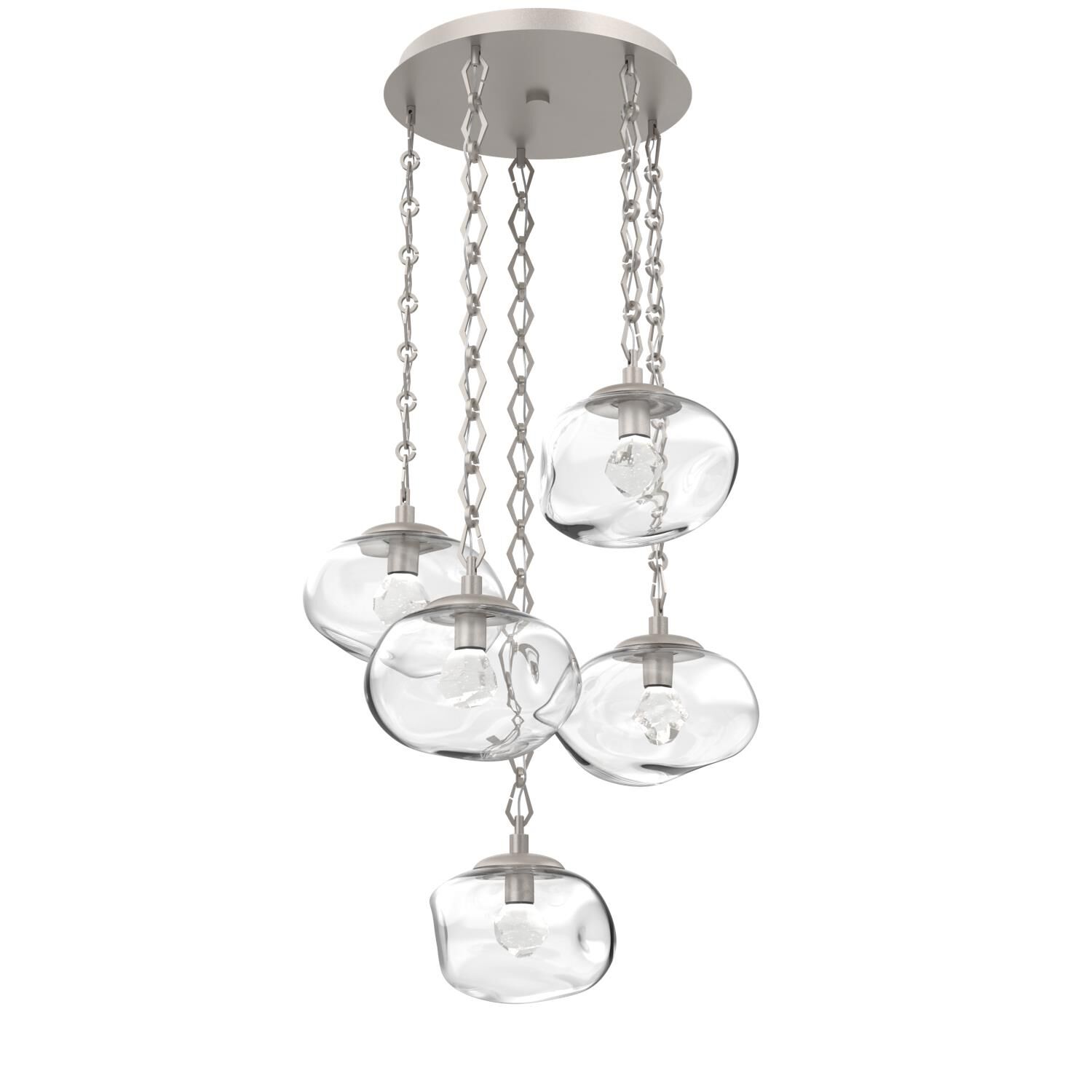 Levi Wilson Nova Led 24 Inch Multi Light Pendant by Hammerton Studio