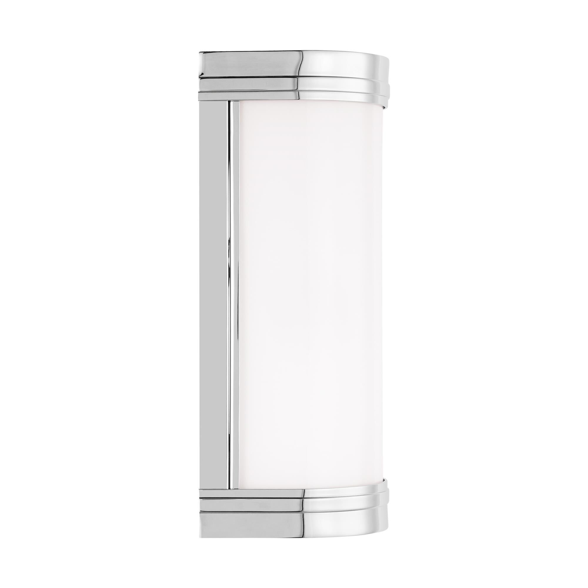 Shown in Polished Nickel finish and Opal Etched Glass shade