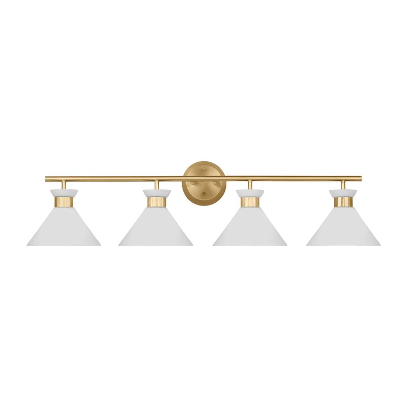 Drew & Jonathan Belcarra 36 Inch 4 Light Bath Vanity Light by Visual Comfort Studio Collection