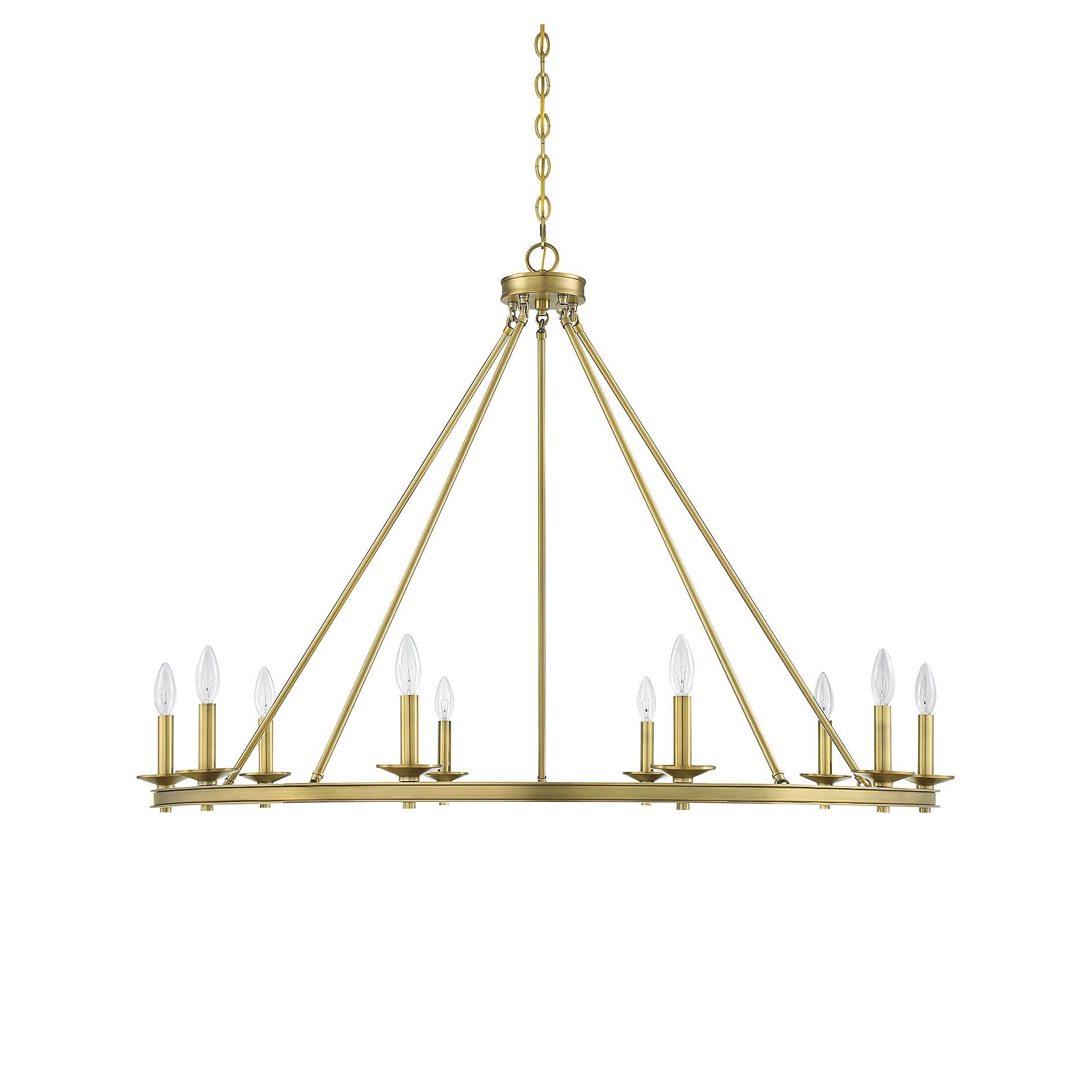 Middleton 45 Inch 10 Light Chandelier by Savoy House