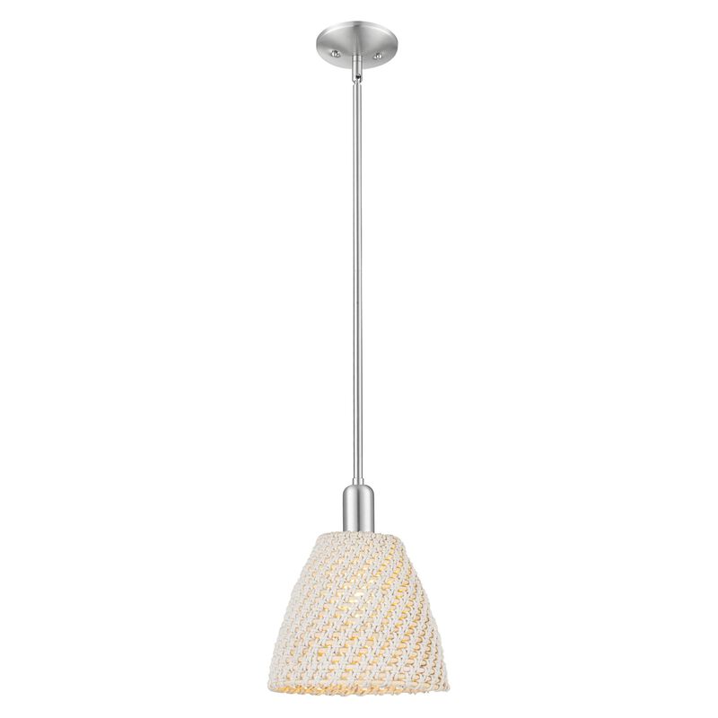 Bruno Marashlian Natural Ballston Dome 9 Inch Mini Pendant by Innovations Lighting