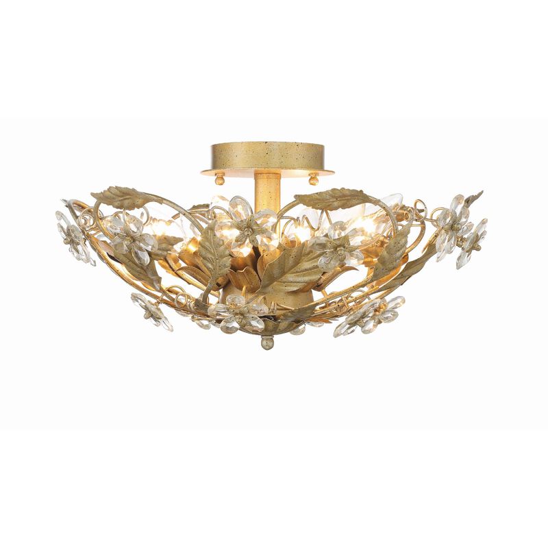Paris Market 16 Inch 6 Light Semi Flush Mount by Crystorama