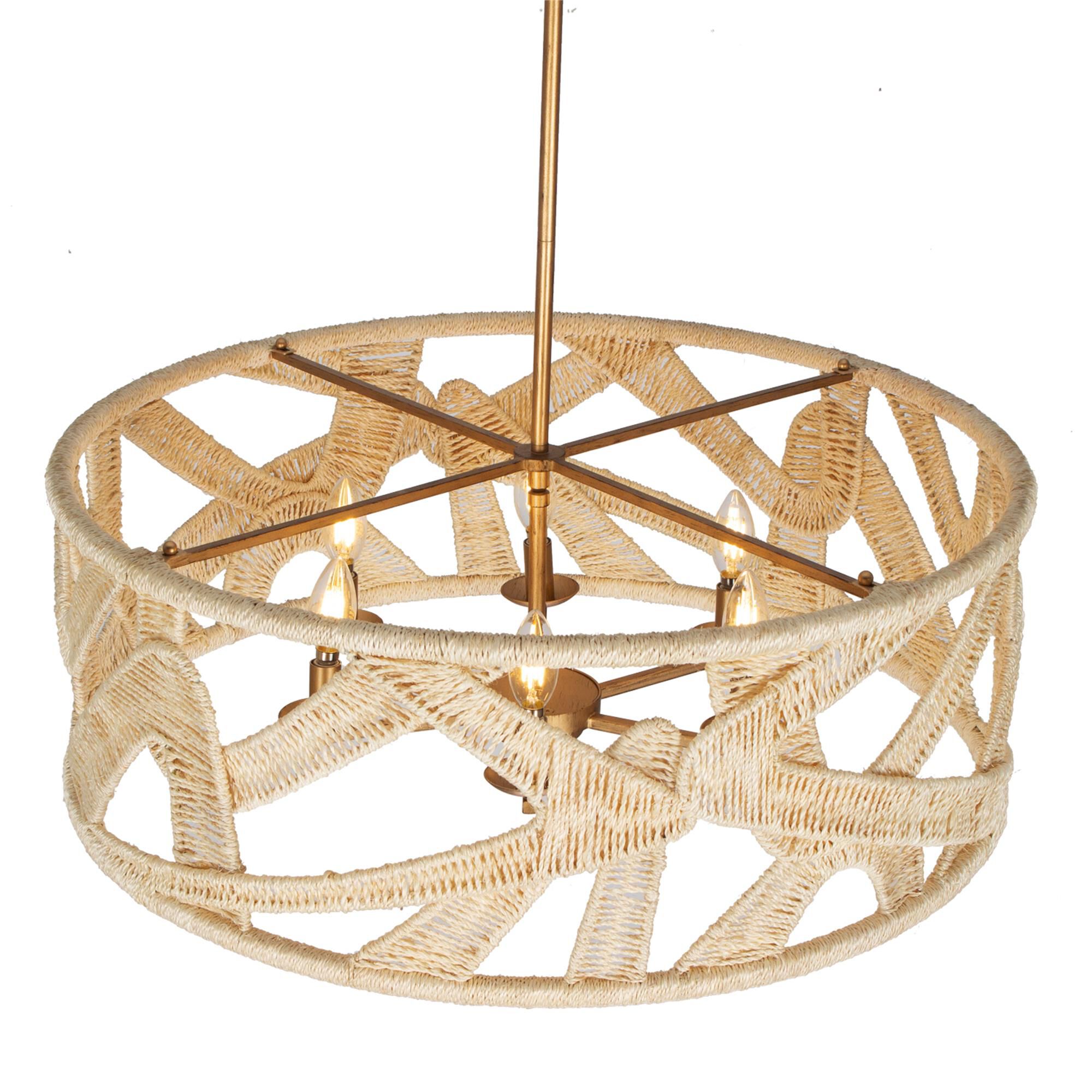 Soga 28 Inch Large Pendant by Kalco Lighting