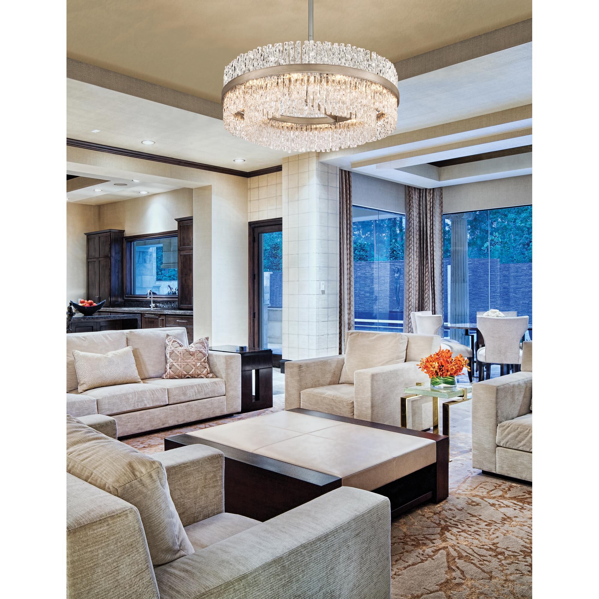 Chime 26.75 Inch Large Pendant by Corbett Lighting