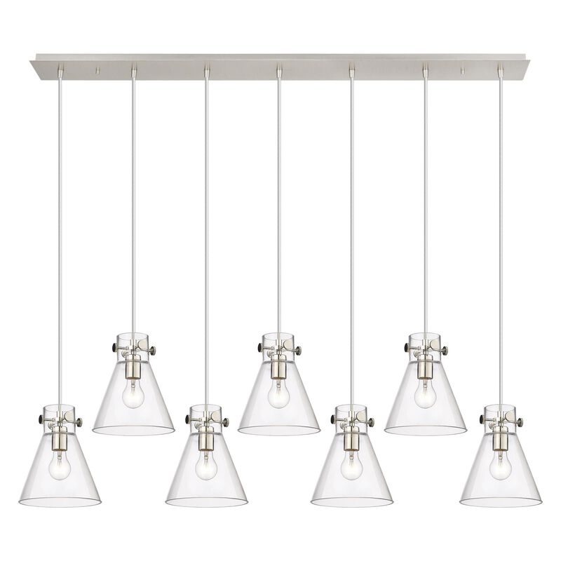 Bruno Marashlian Newton Cone 51 Inch 7 Light Linear Suspension Light by Innovations Lighting