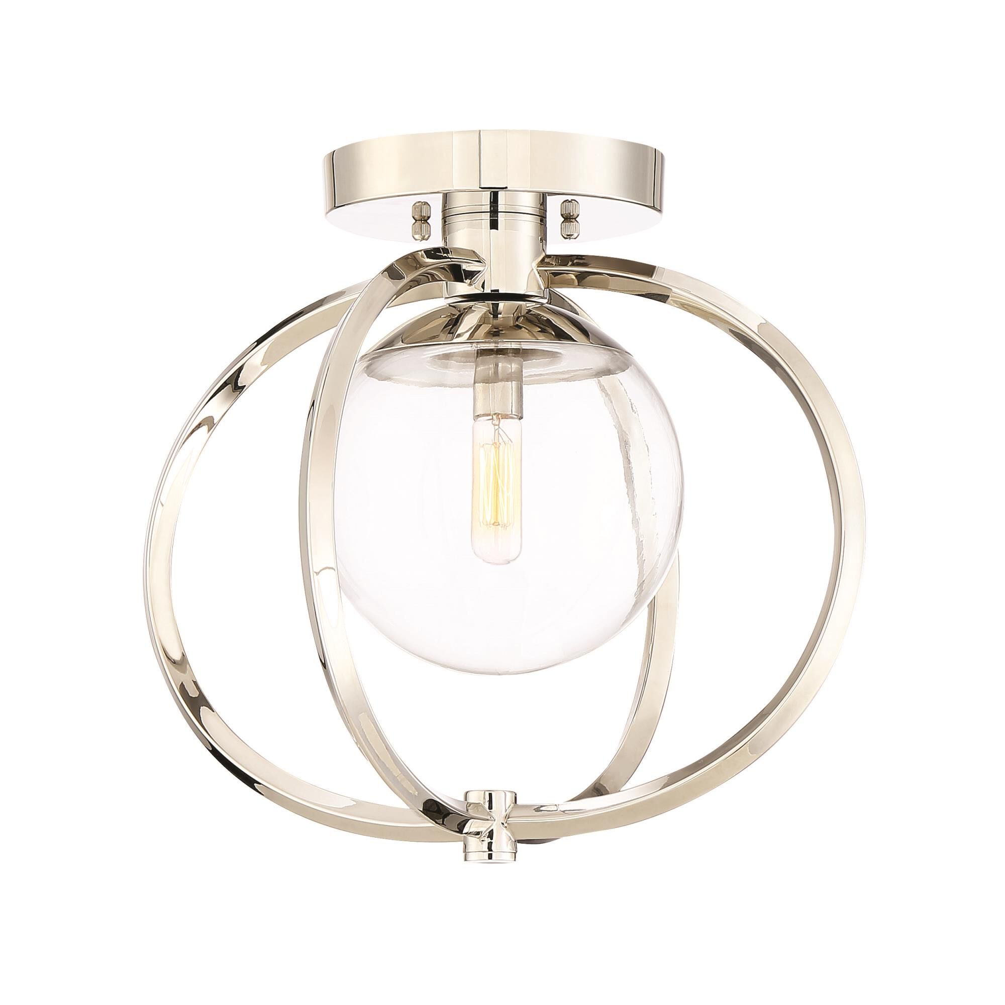 Piltz 14 Inch 1 Light Semi Flush Mount by Craftmade