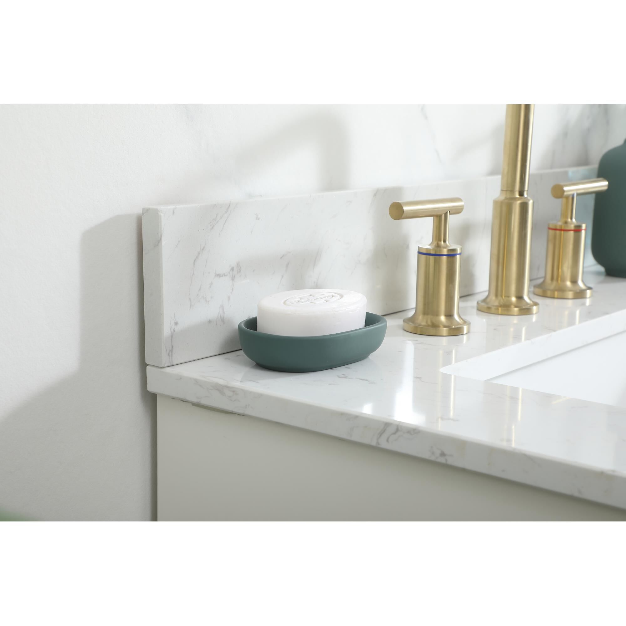 Shown in White finish