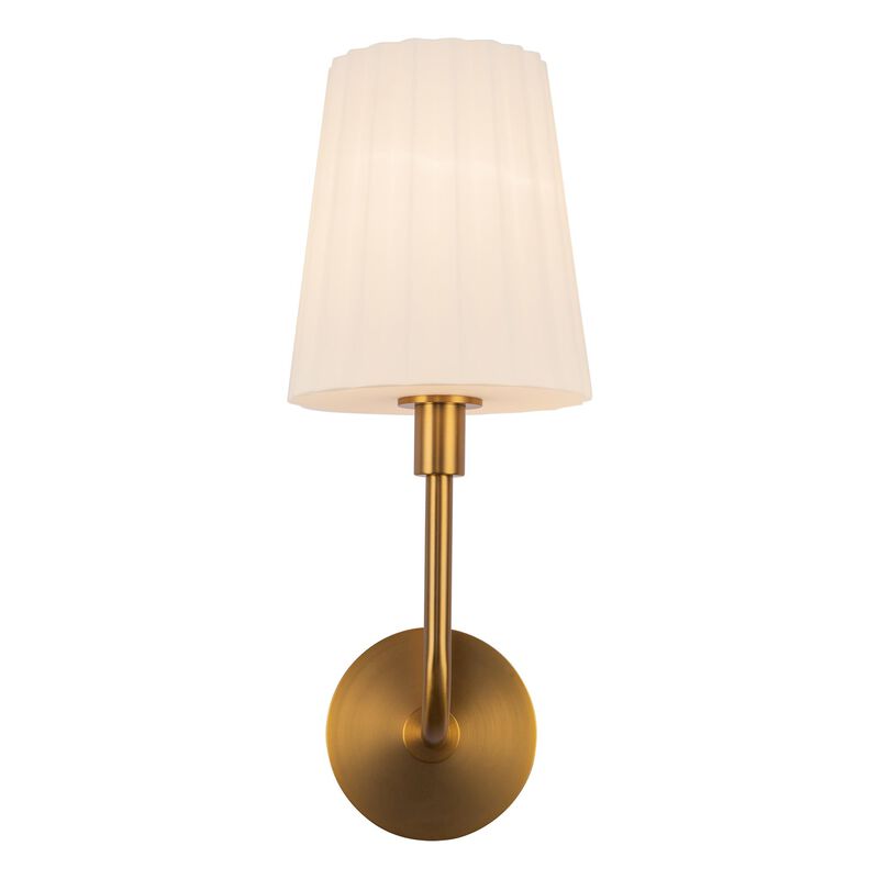 Plisse 18 Inch Wall Sconce by Alora Mood
