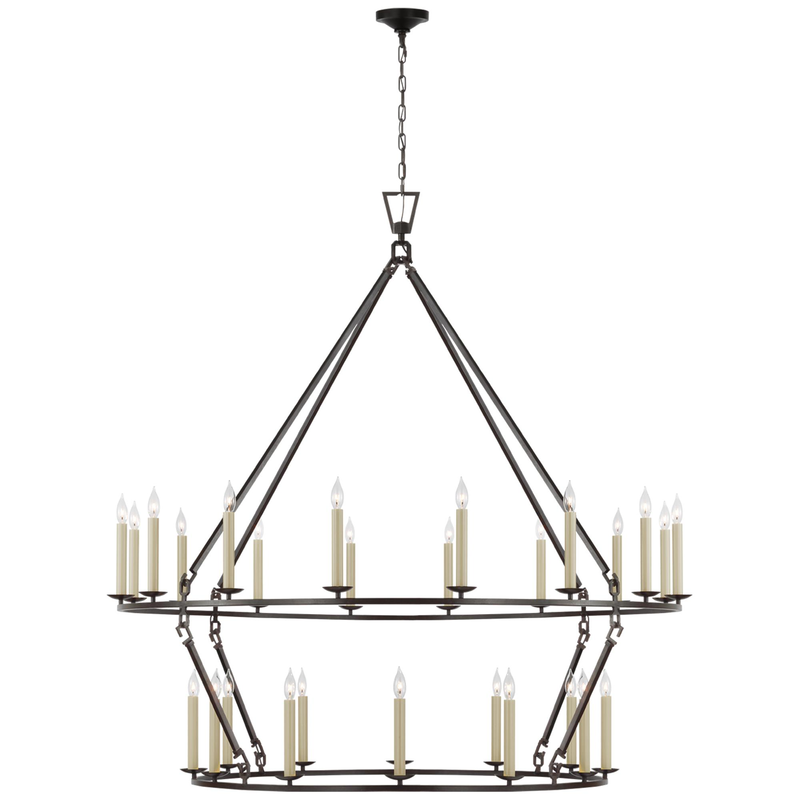 Chapman and Myers Darlana 61 Inch 28 Light LED Chandelier by Visual Comfort Signature Collection