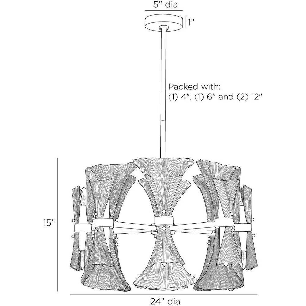 Gwendolyn 24 Inch Chandelier by Arteriors Home