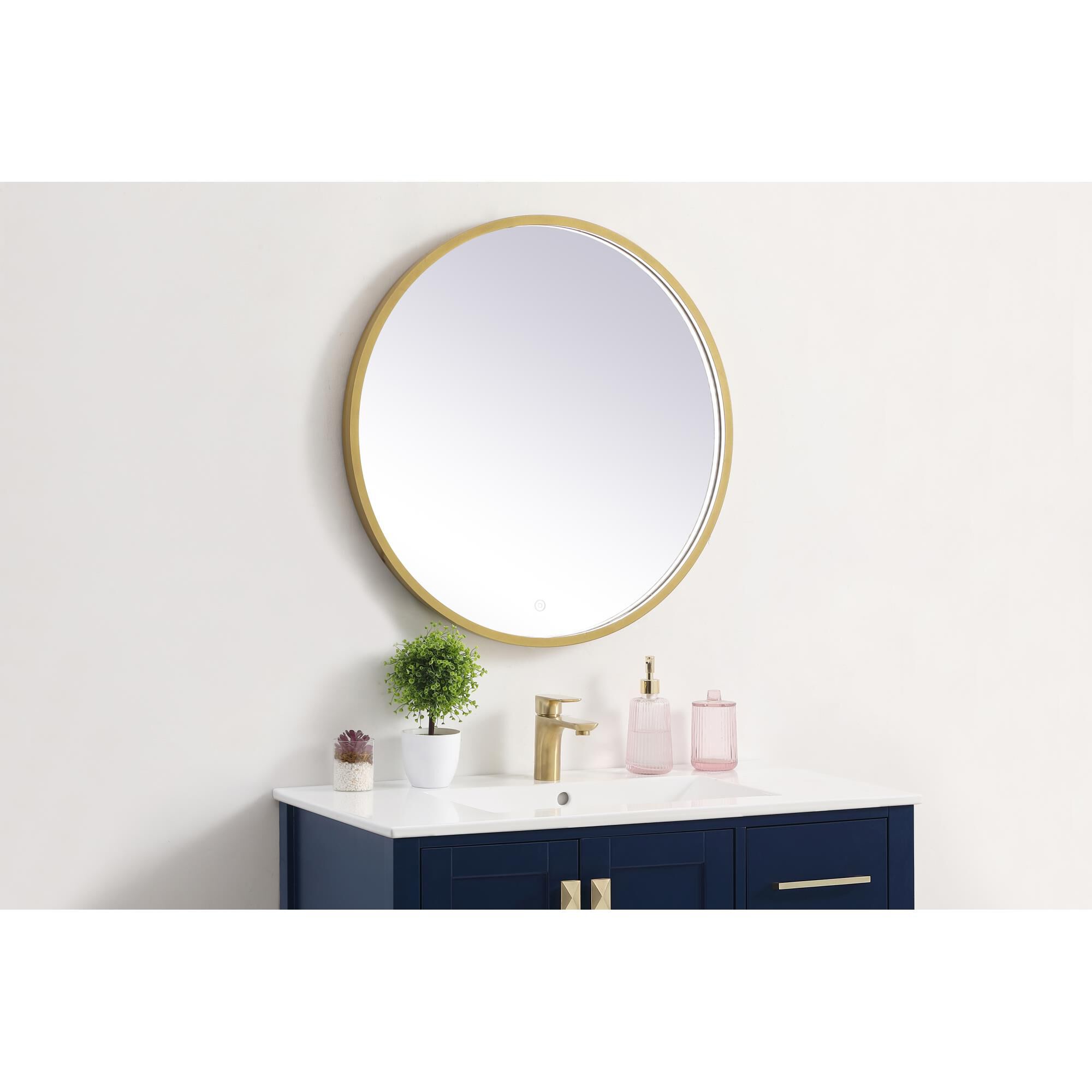 Pier LED Lighted Mirror by Elegant Decor