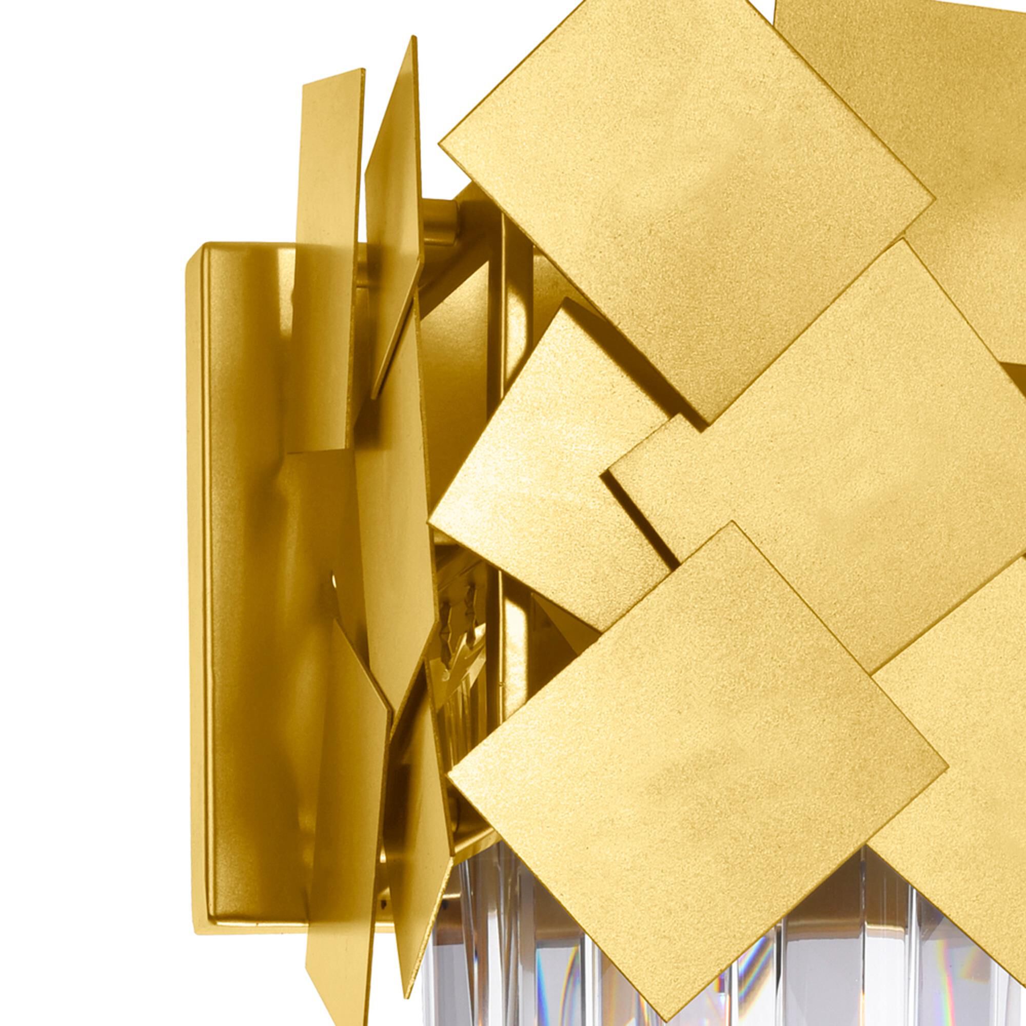 Shown in Medallion Gold finish and K9 Clear crystal