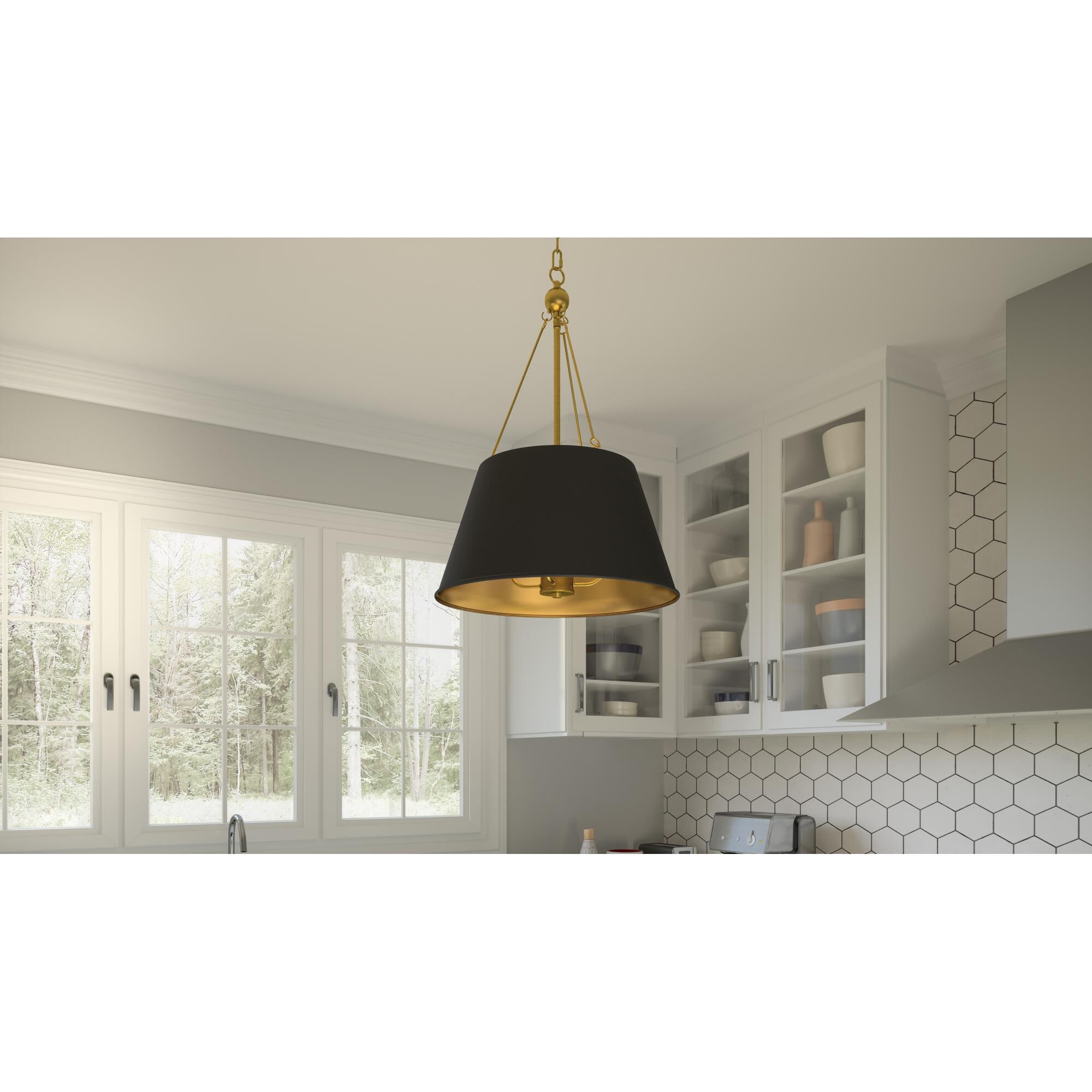 Aberdale 18 Inch Large Pendant by Quoizel