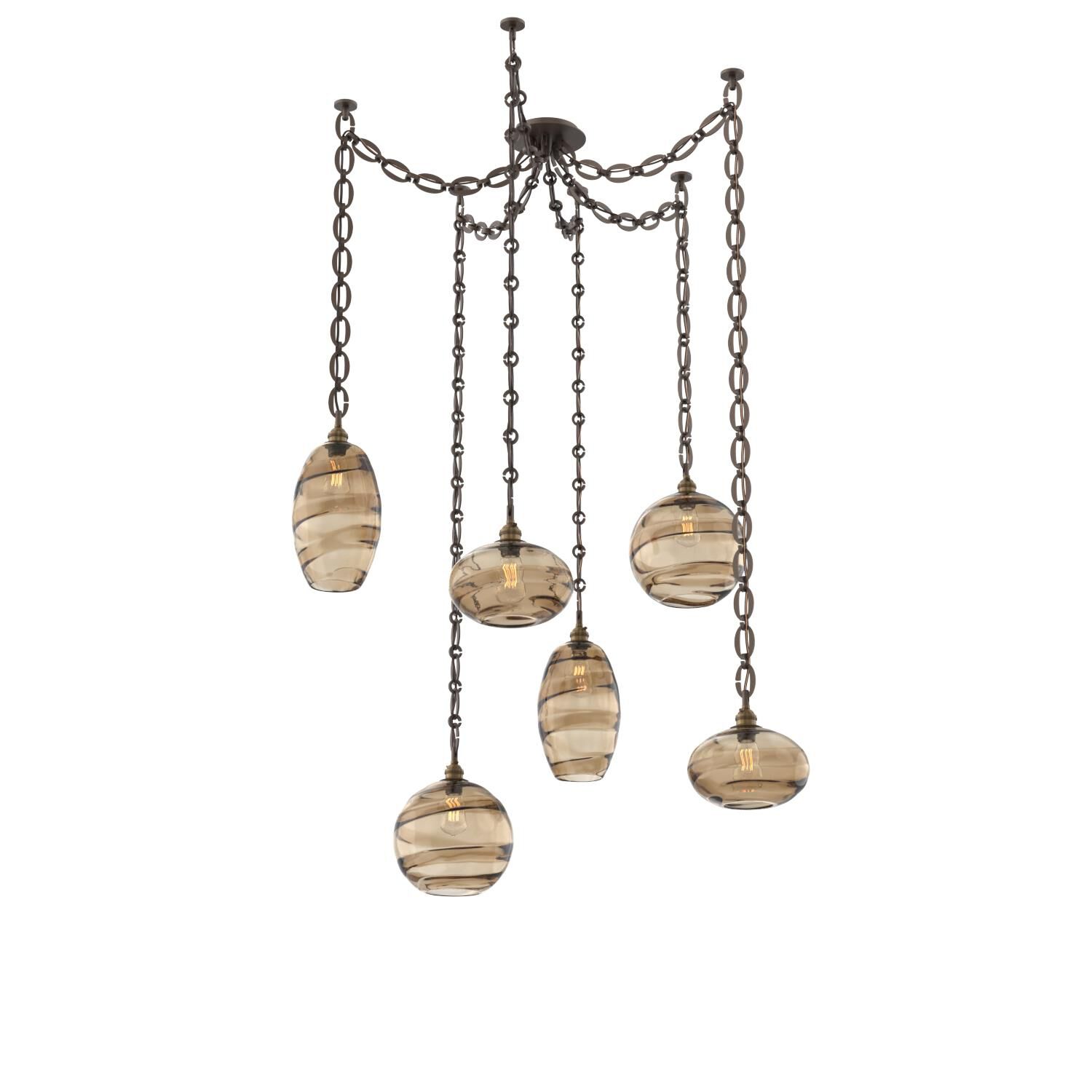 Levi Wilson Misto 16 Inch Multi Pendant Light by Hammerton Studio