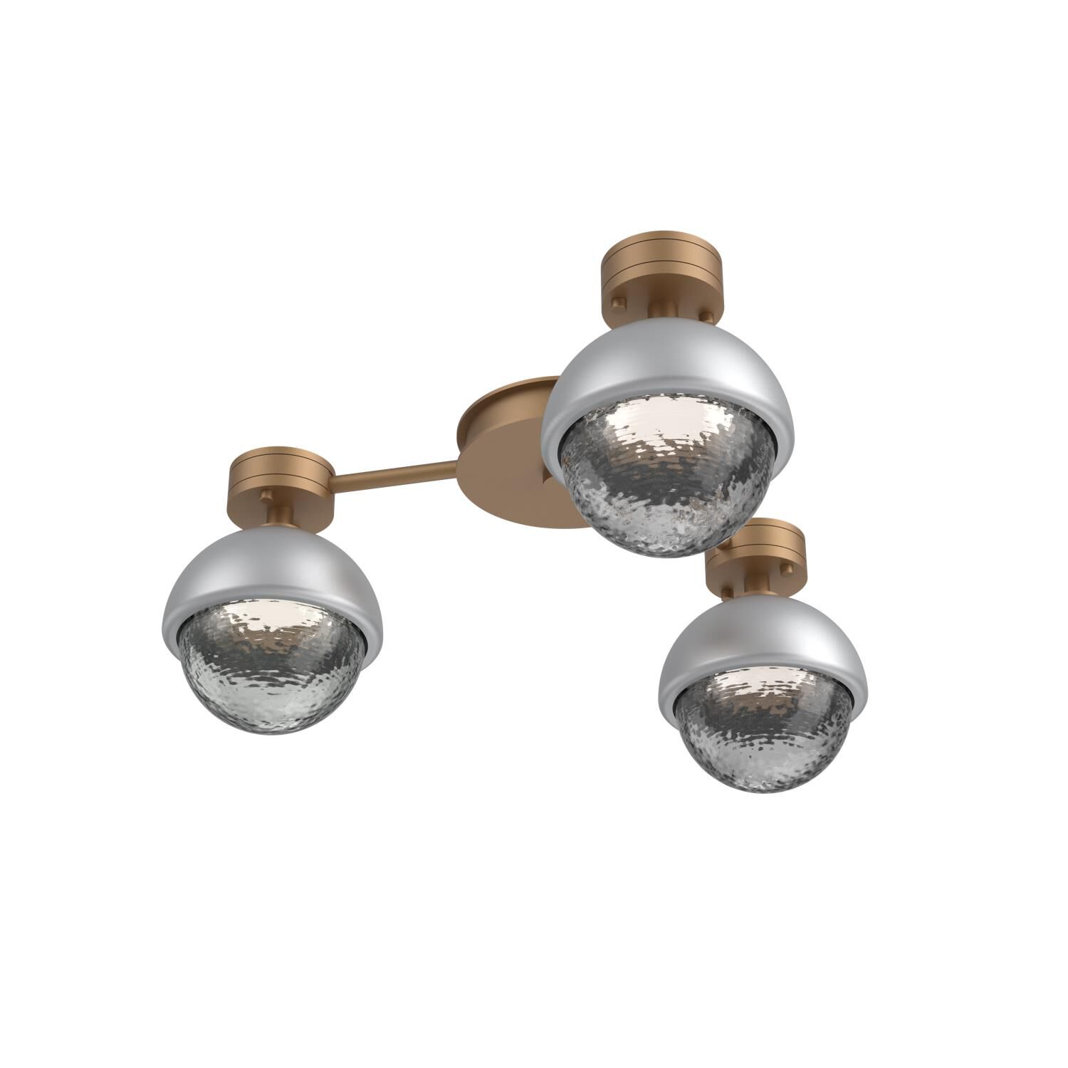 Levi Wilson Cabochon 23 Inch Flush Mount by Hammerton Studio