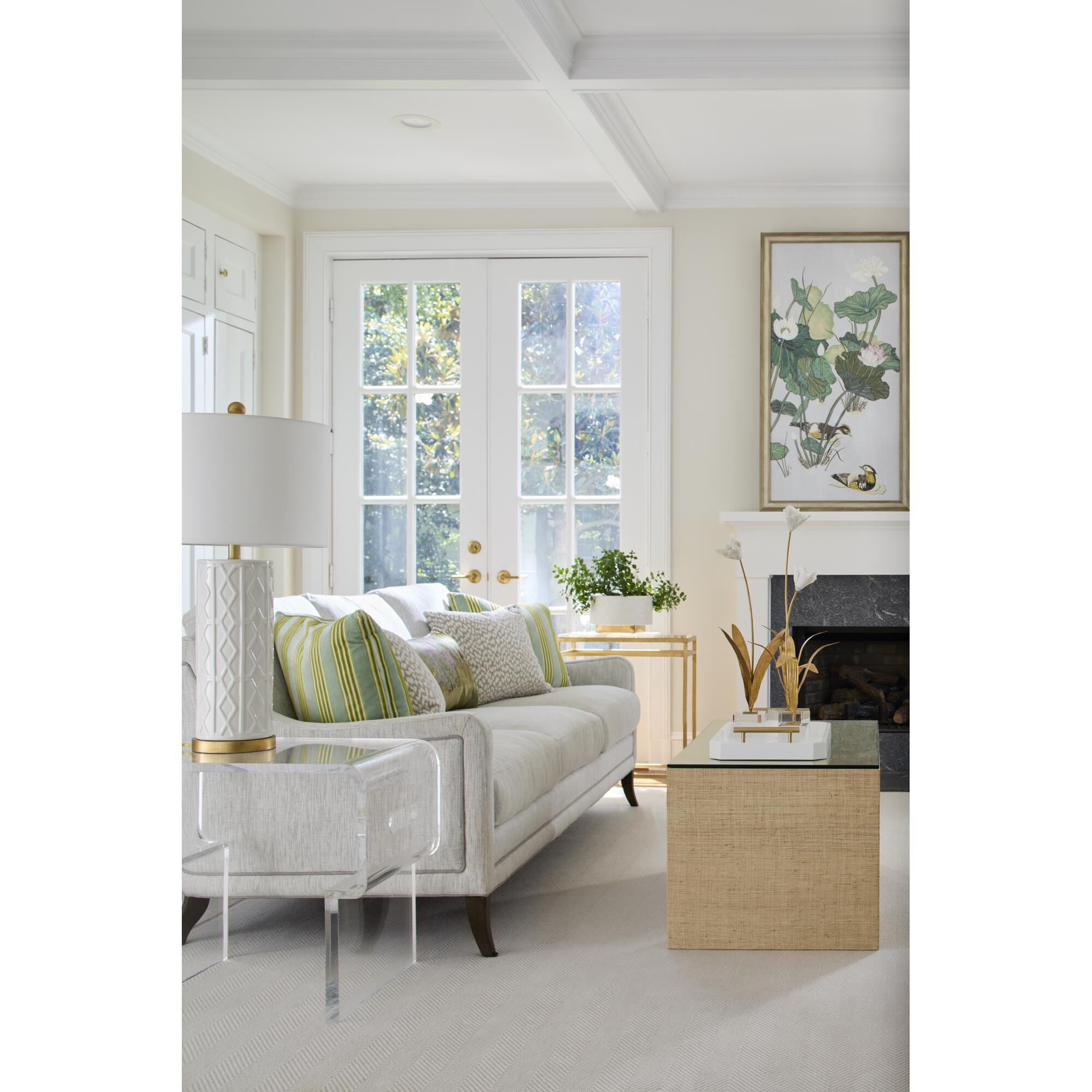 Delilah Tray - White Tray by Chelsea House