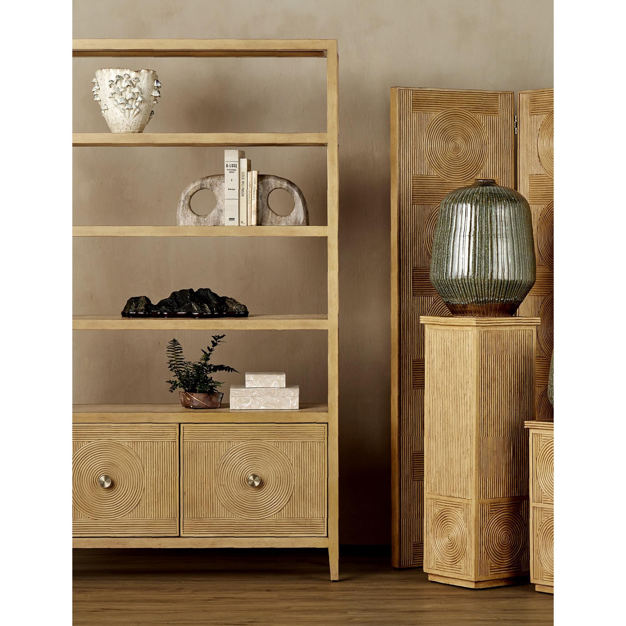 Shown in Ivory and Natural finish