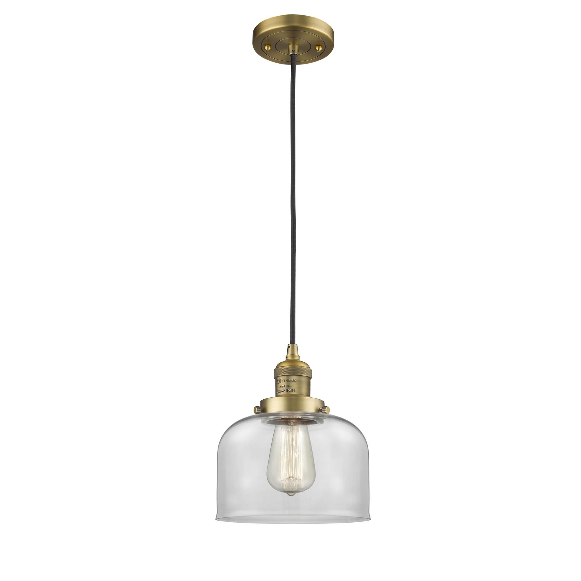 Bruno Marashlian Large Bell 8 Inch Mini Pendant by Innovations Lighting