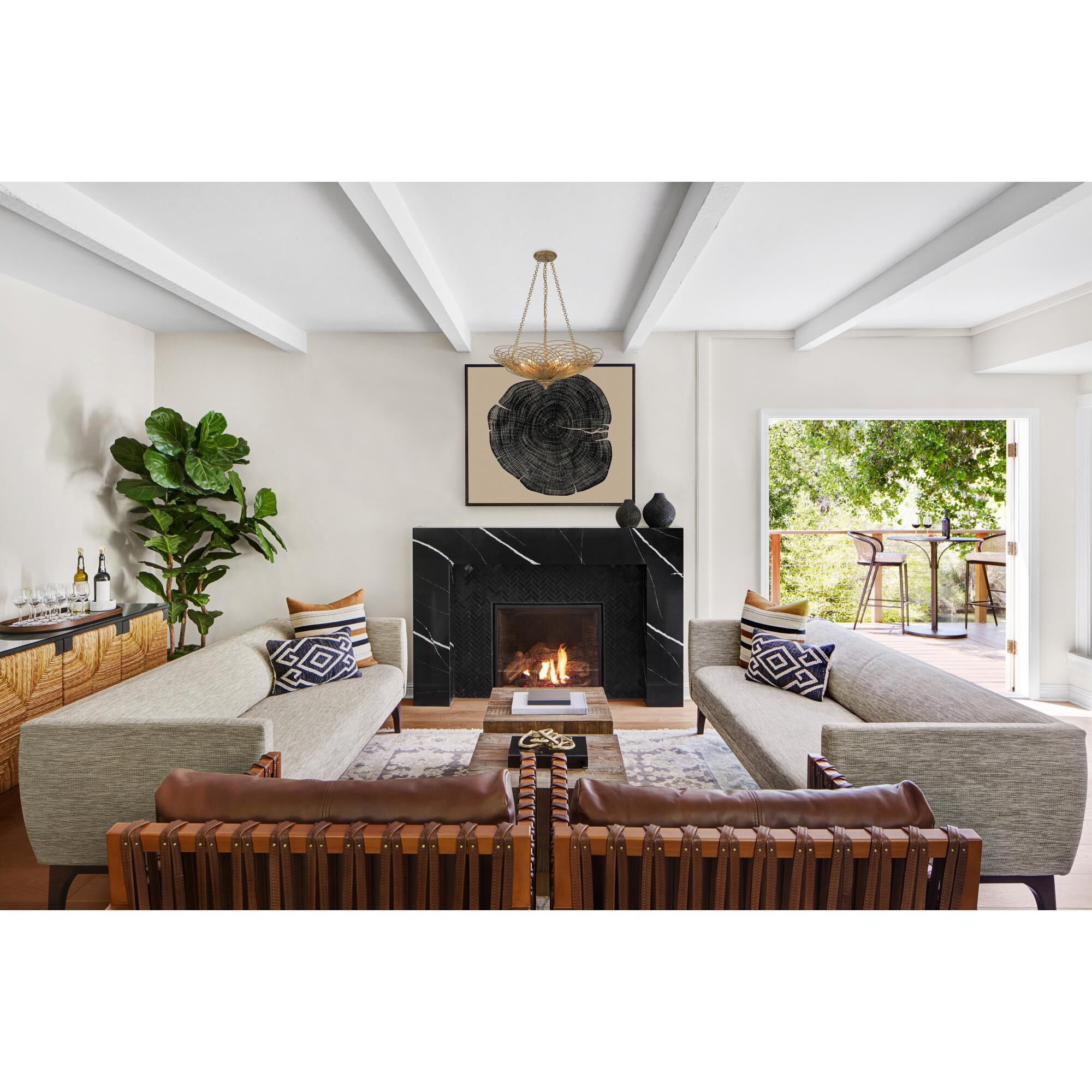 Doral Large Pendant by Crystorama