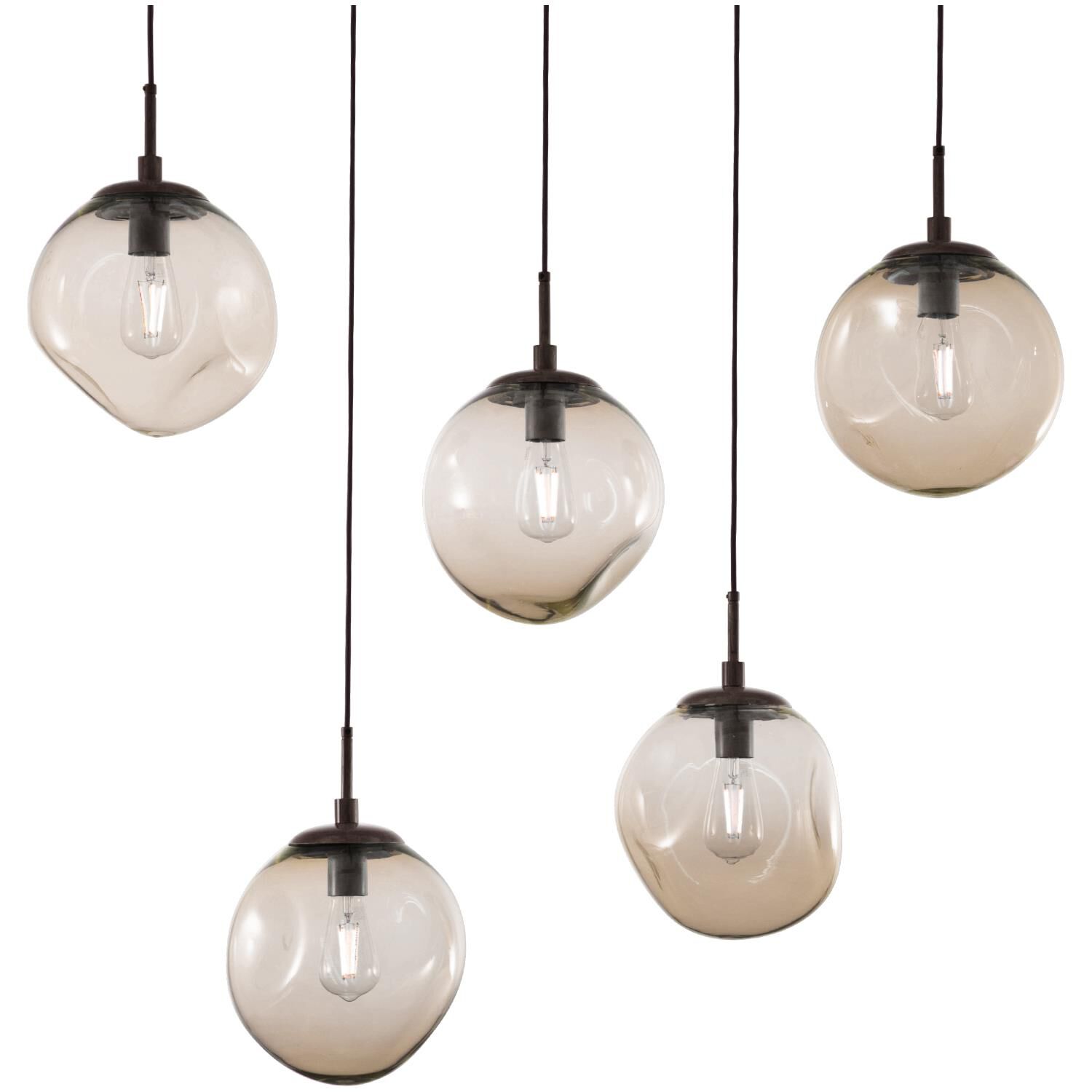 Levi Wilson Nebula 42 Inch 5 Light Linear Suspension Light by Hammerton Studio