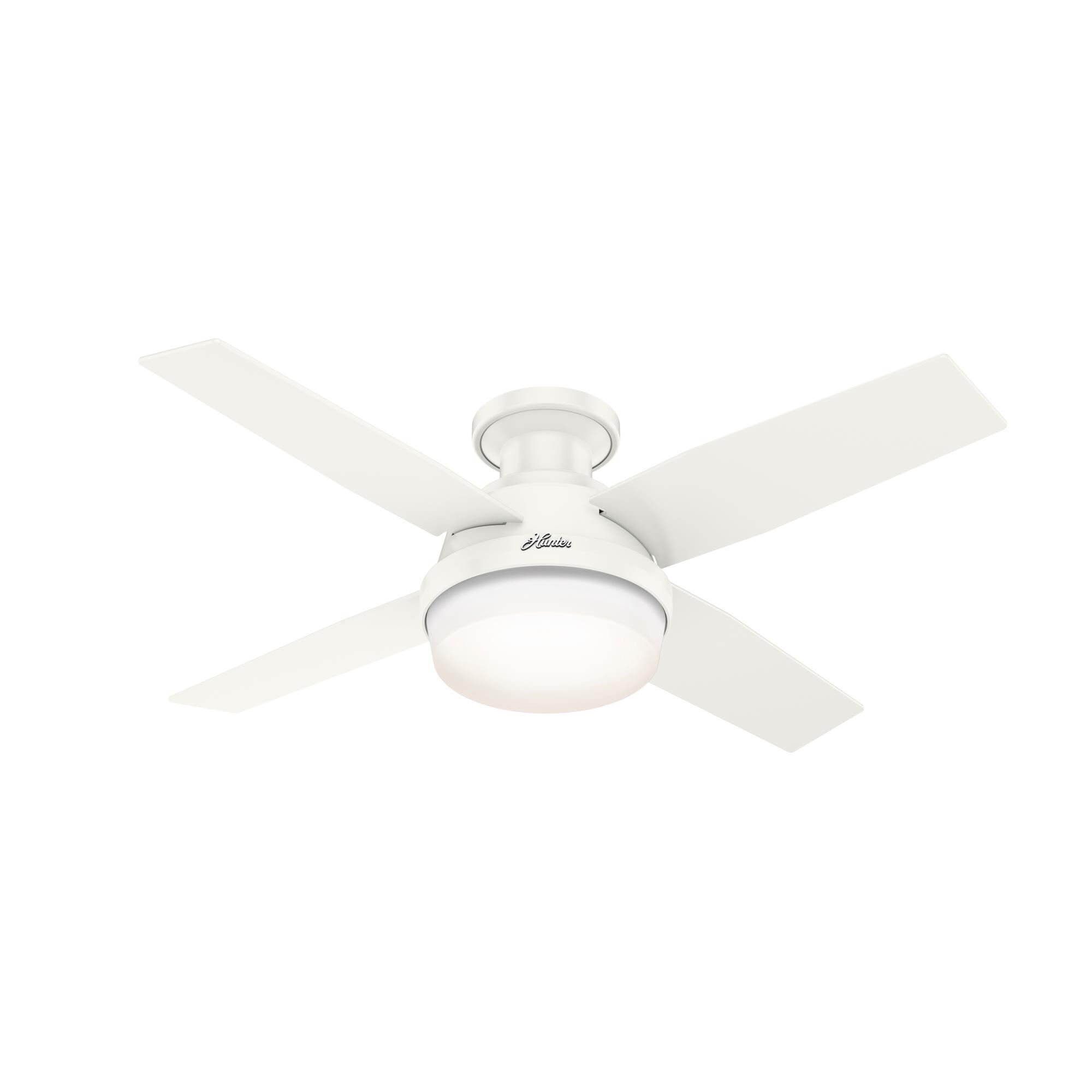 Shown in Fresh White finish and Painted Cased White glass