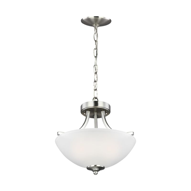 Geary 13 Inch 2 Light Semi Flush Mount by Generation Lighting